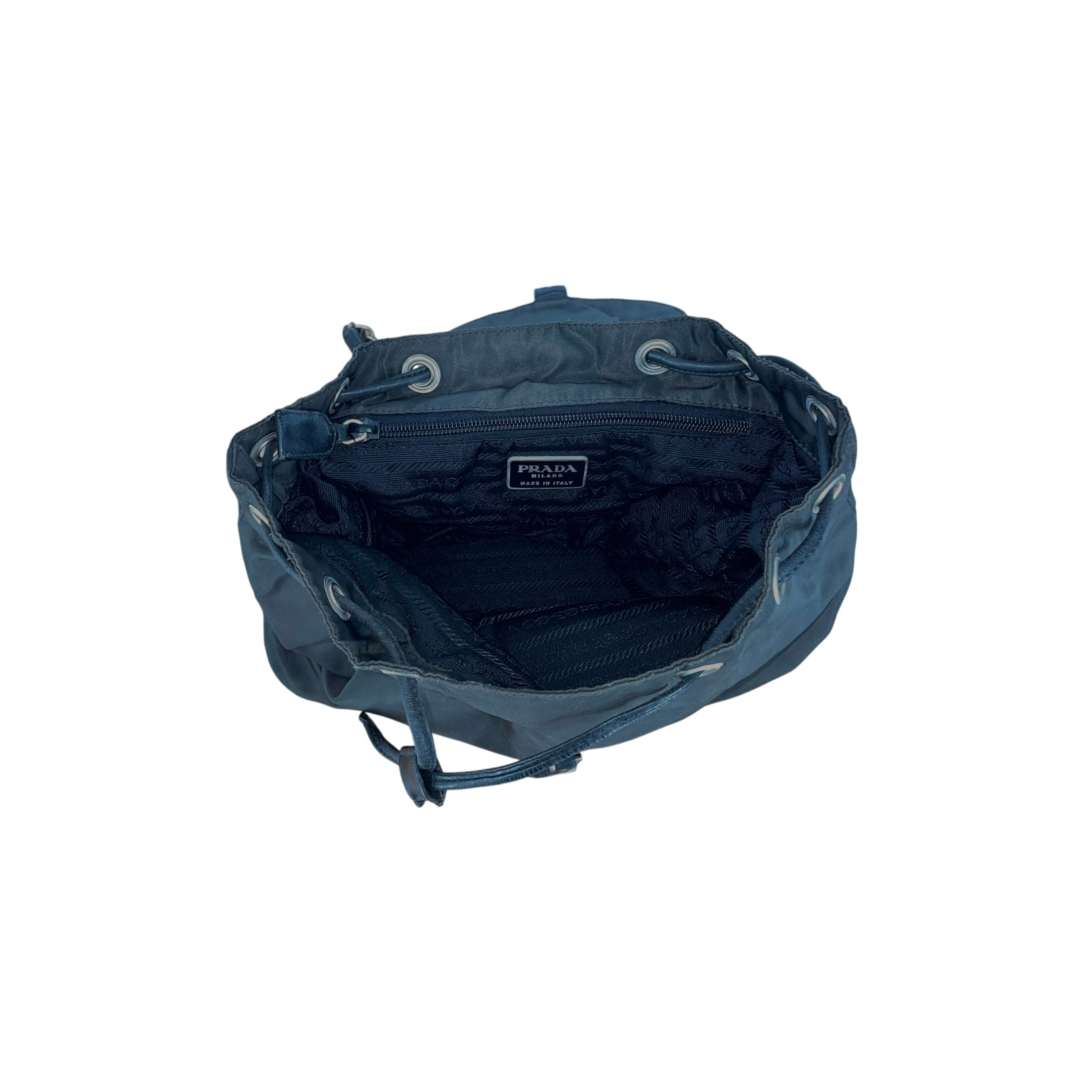 PRADA/Backpack/Nylon/GRN/OLIVE NYLON CHAIN BACKPACK view 4