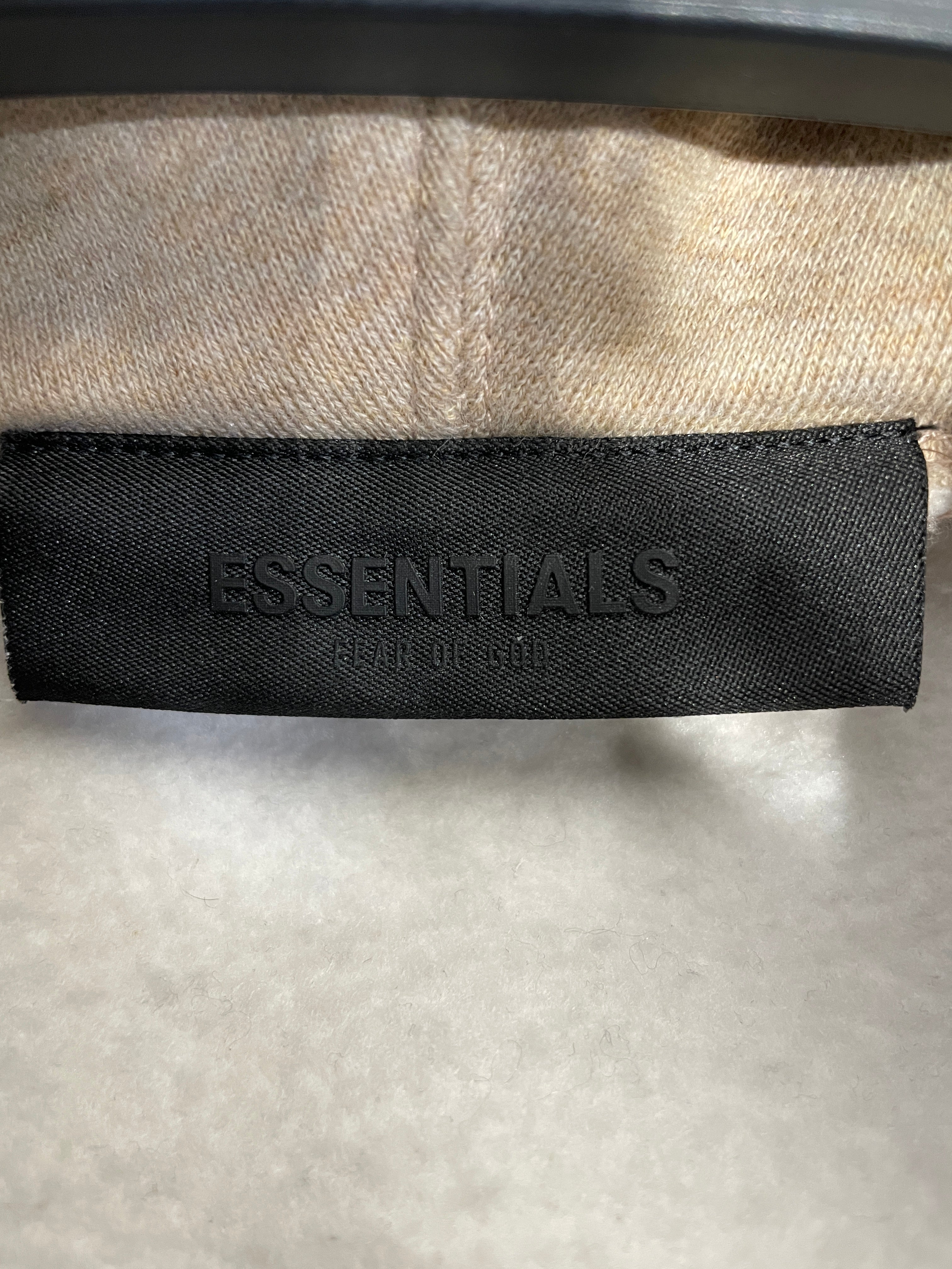 ESSENTIALS/Hoodie/M/Cotton/BEG/ view 3