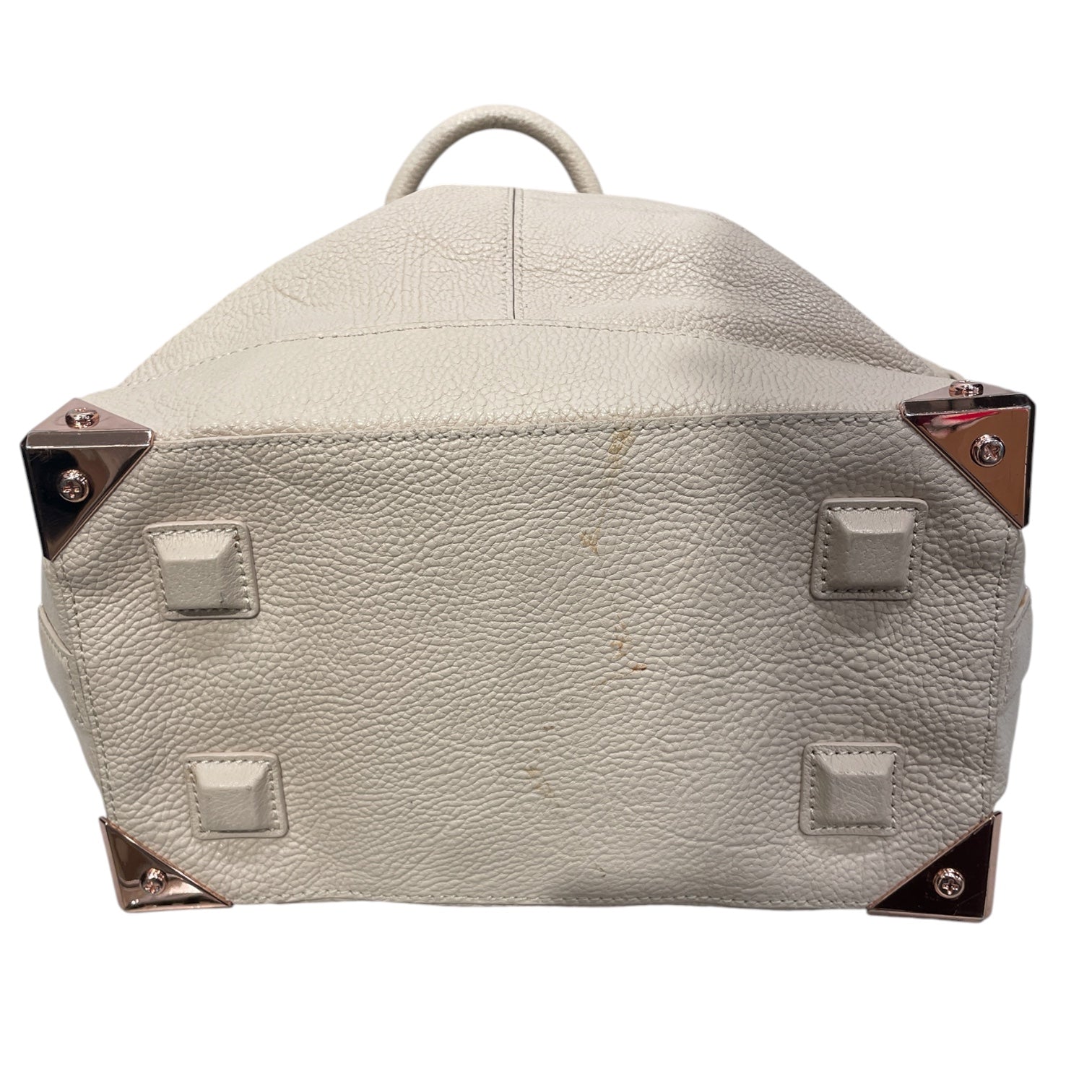 Alexander Wang/Hand Bag/Leather/CRM/BOWLING BAG METAL ACCENTS view 3