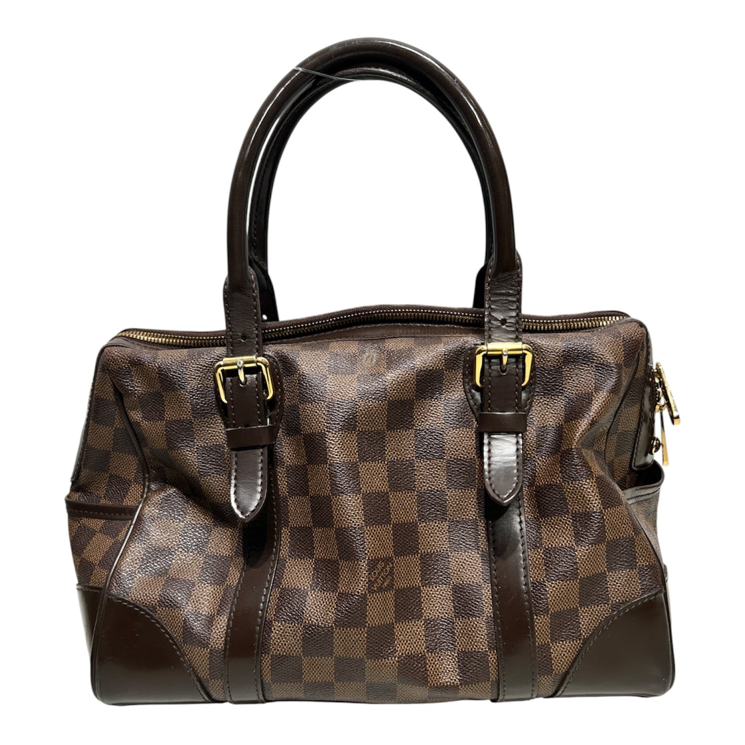 LOUIS VUITTON/Boston Bag/Glen Check/Leather/BRW/DAMIER BOSTON BAG view 2