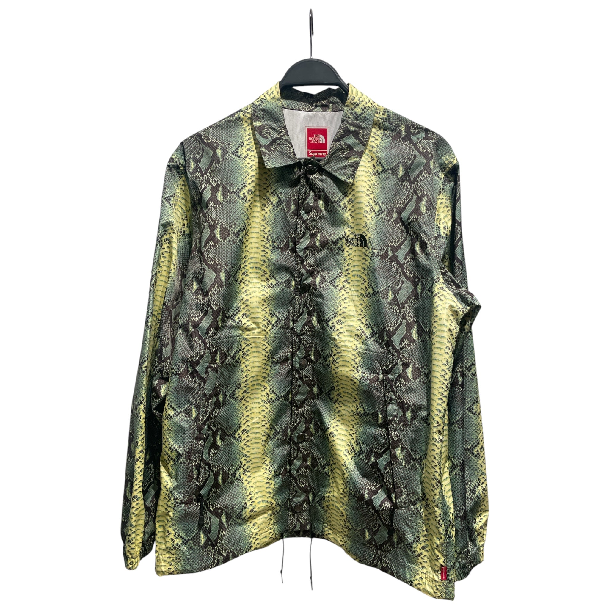 Supreme/THE NORTH FACE/Windbreaker/M/Nylon/GRN/Animal Pattern/Snakeskin view 1