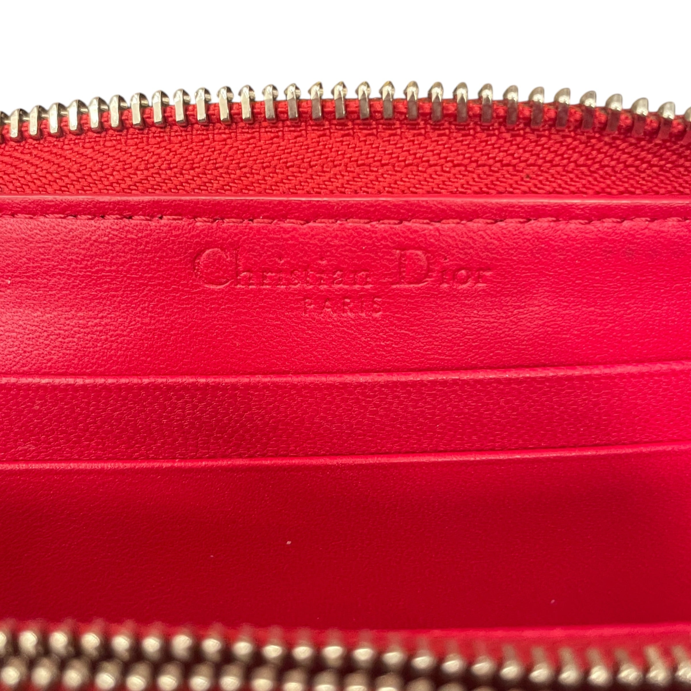Christian Dior/Long Wallet/Leather/BLK/L's/CANNAGE CONTINENTAL view 5