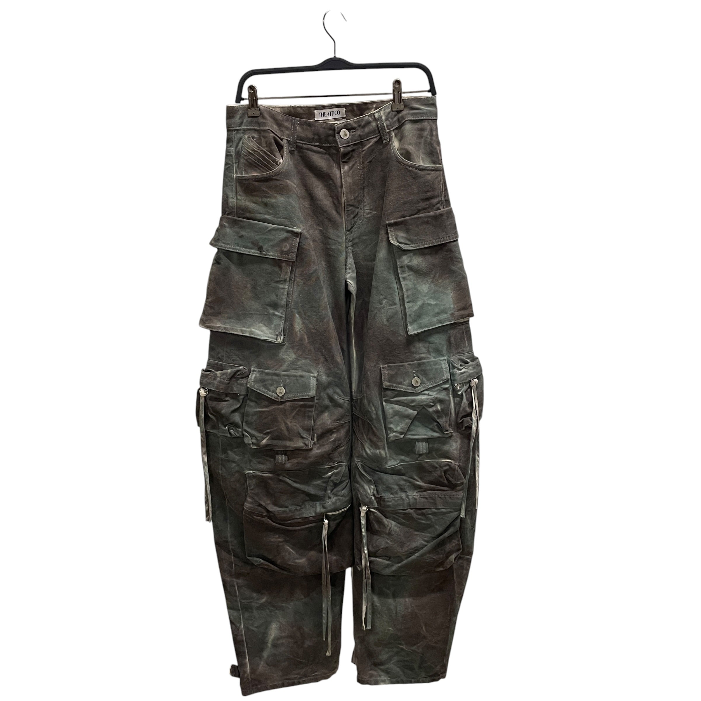 THE ATTICO/Cargo Pants/26/Cotton/GRY/ view 1