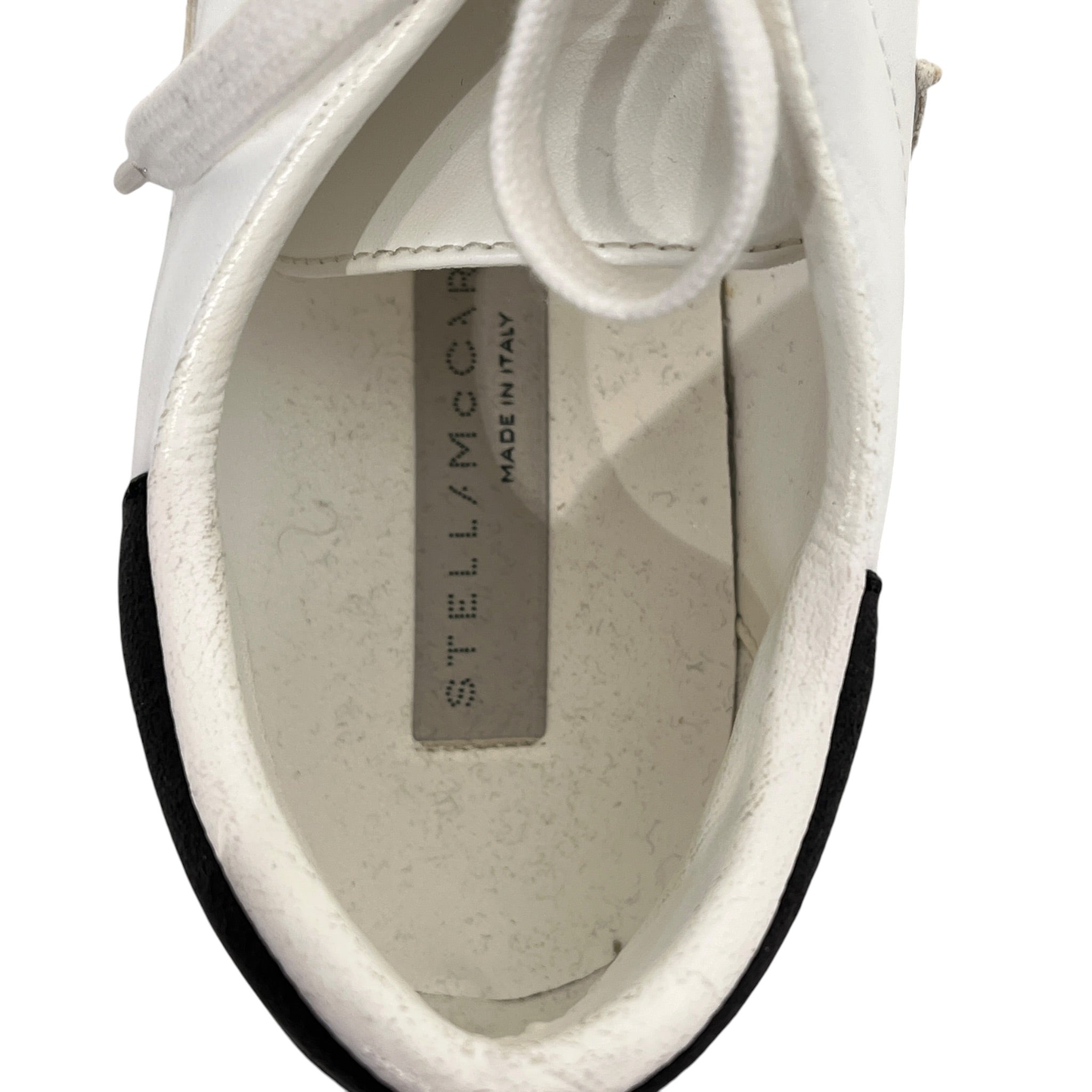 STELLAMcCARTNEY/Low-Sneakers/EU 35/All Over Print/Leather/WHT/Platform/elyse star platforms view 3