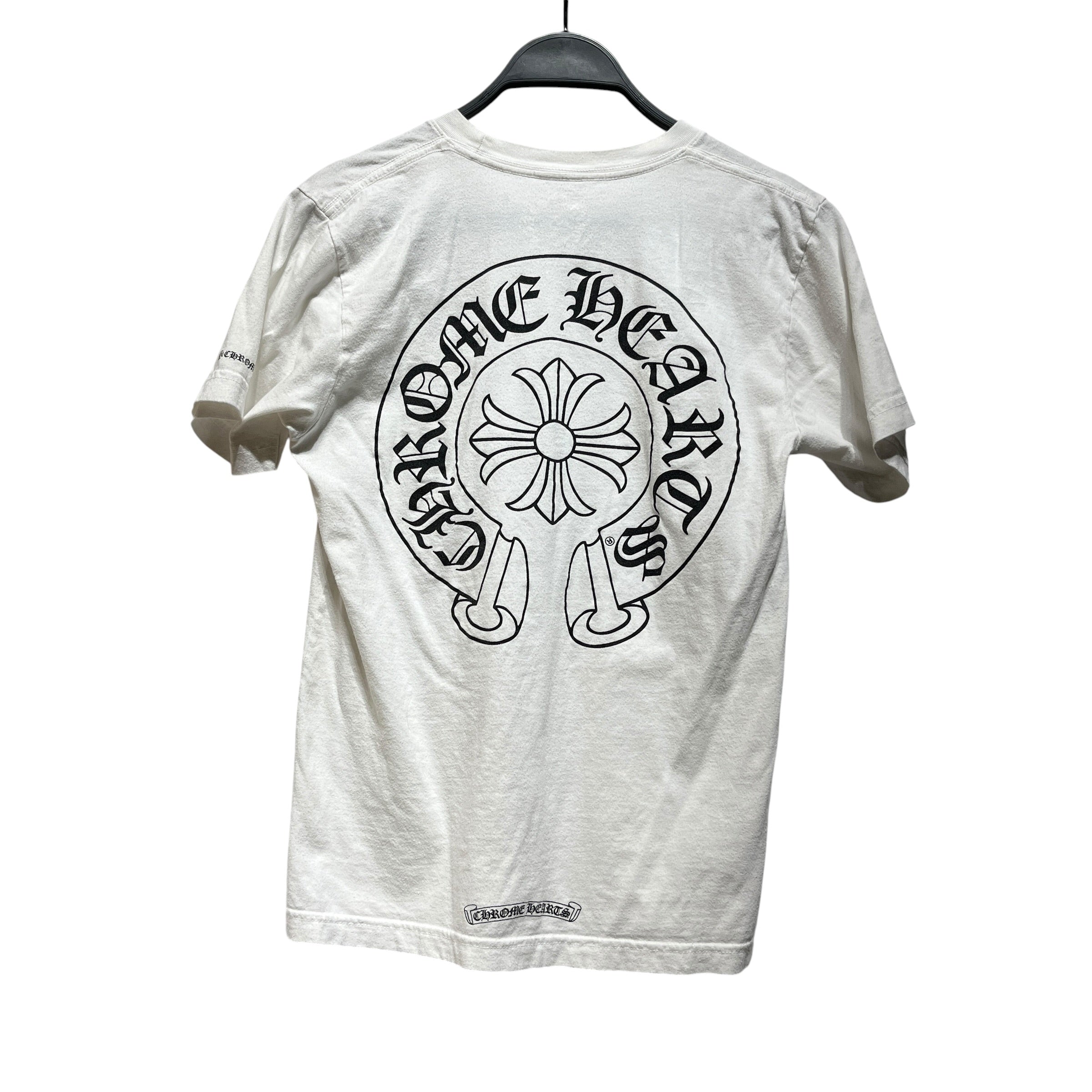 CHROME HEARTS/T-Shirt/S/Cotton/WHT/POCKET TEE view 2