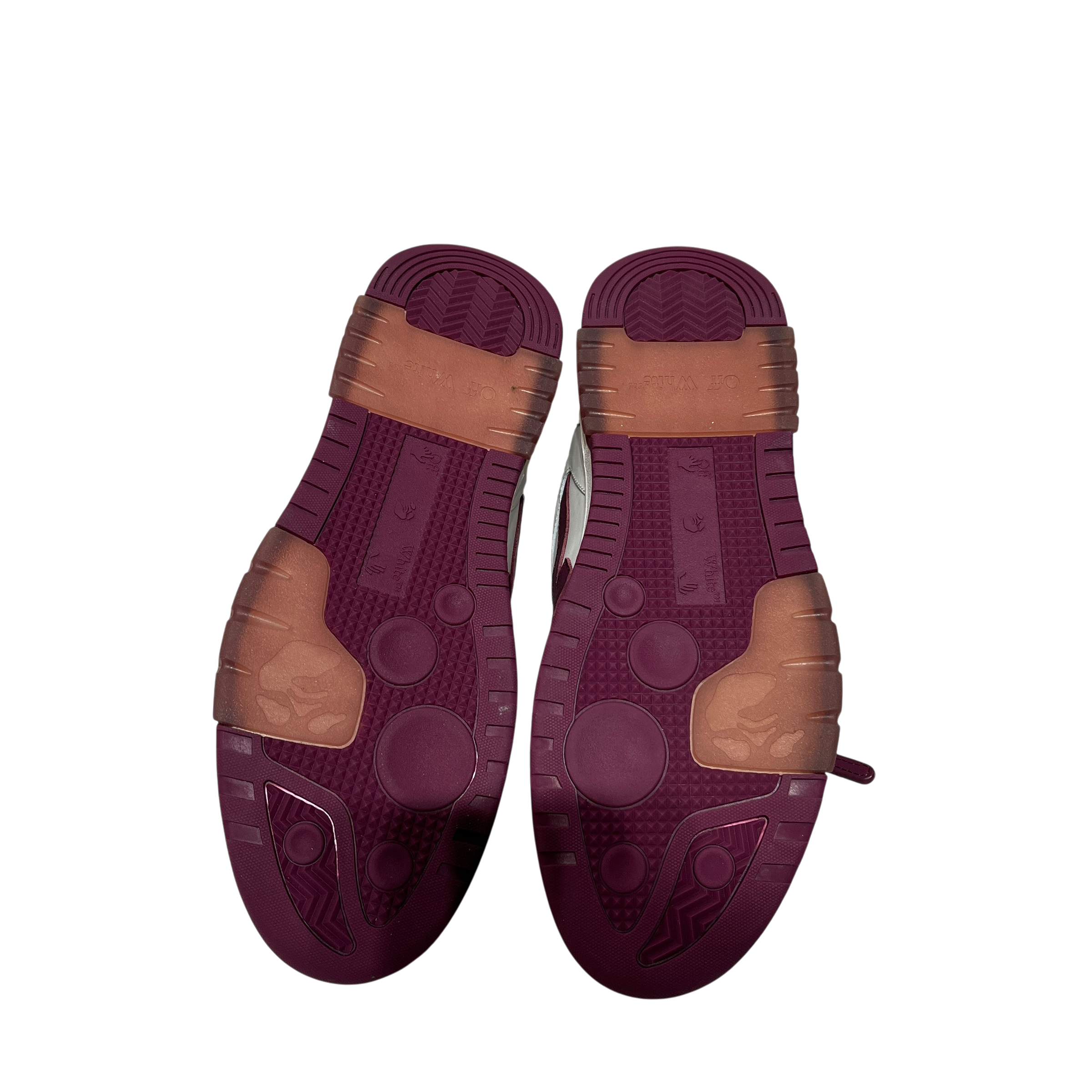OFF-WHITE/Low-Sneakers/US 11/Leather/WHT/Out of Office Low Burgundy view 6