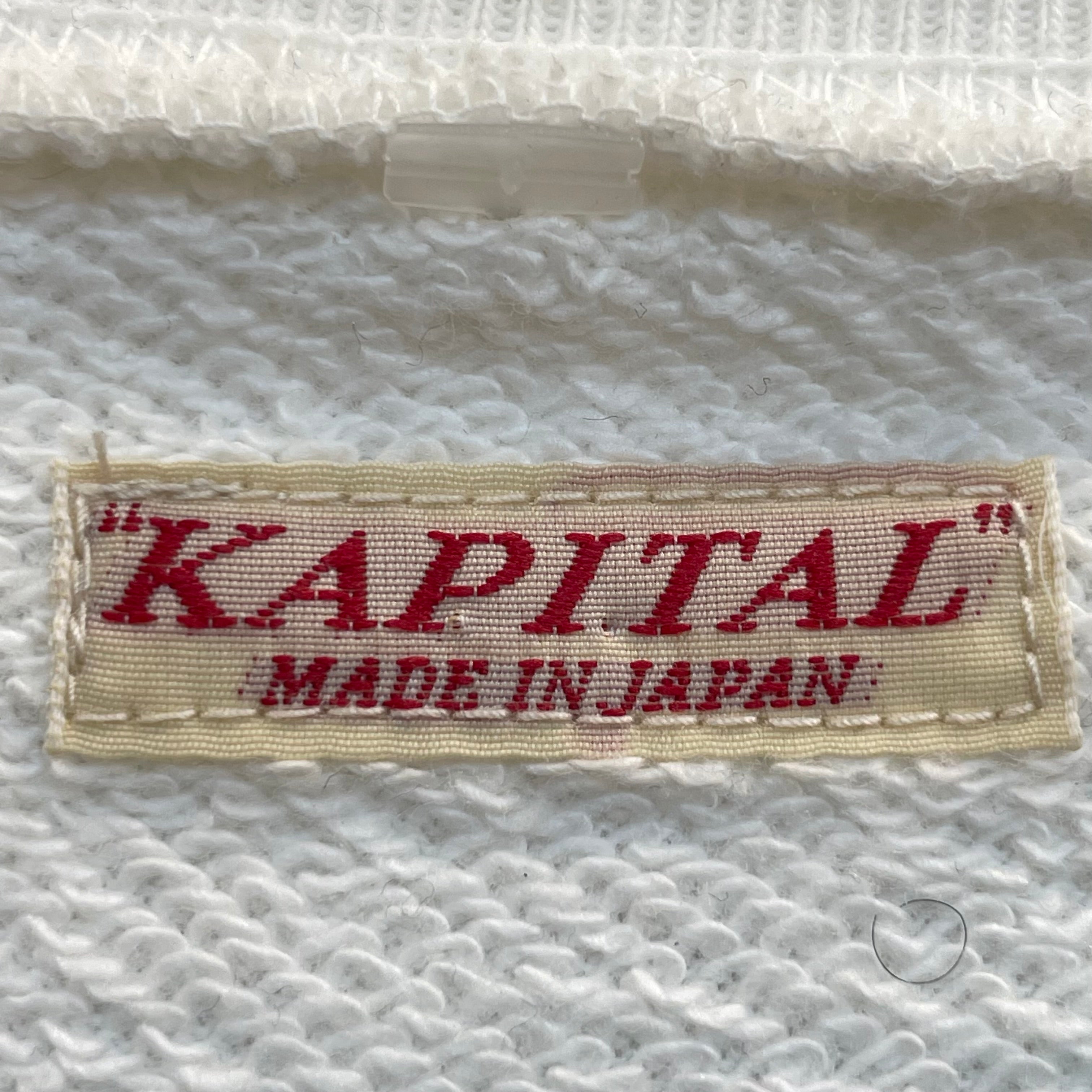 KAPITAL/Sweatshirt/S/Cotton/WHT/bunny logo view 5
