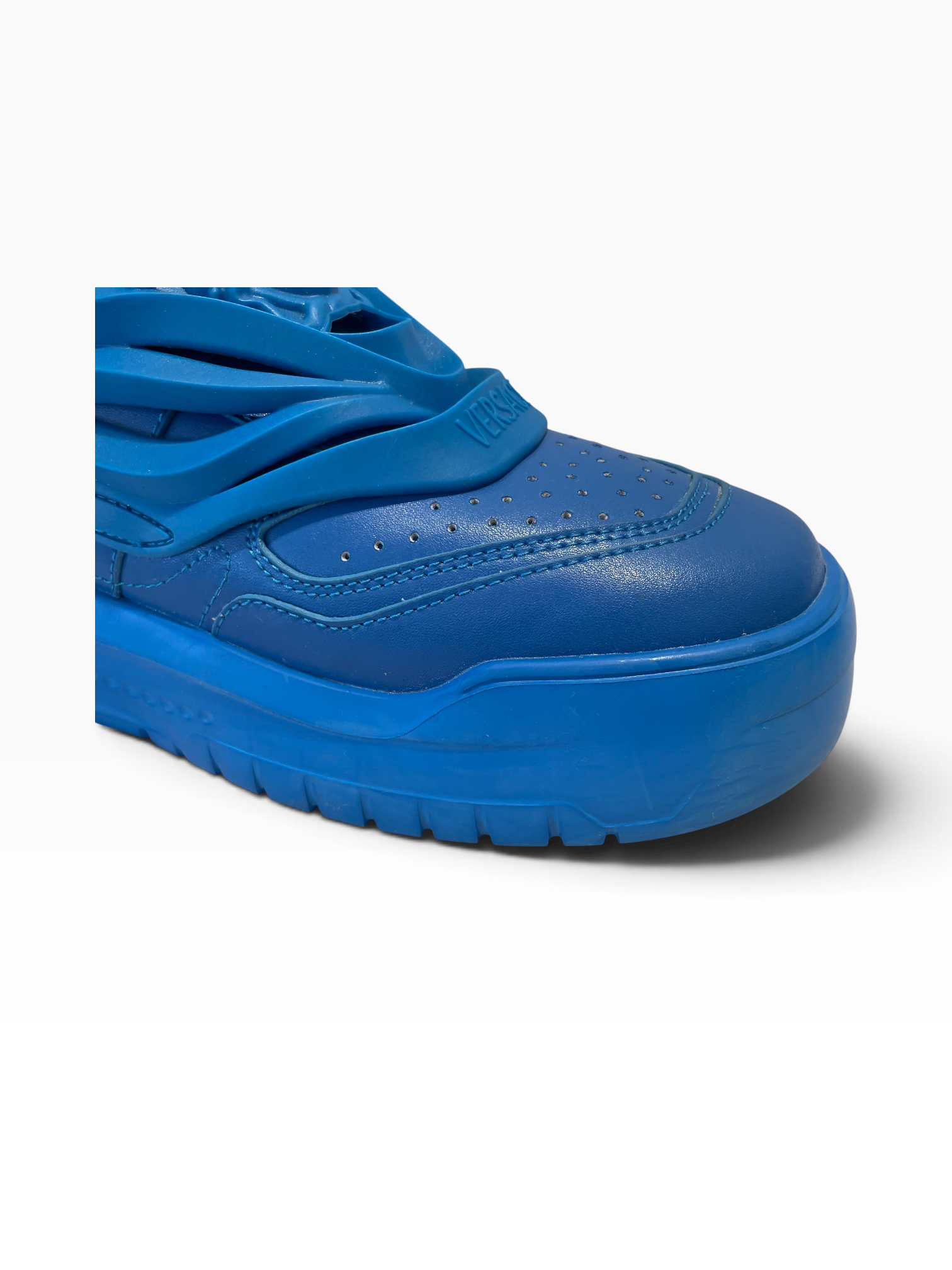 VERSACE/Low-Sneakers/EU 45/BLU/odissea medusa 3D rubber view 7
