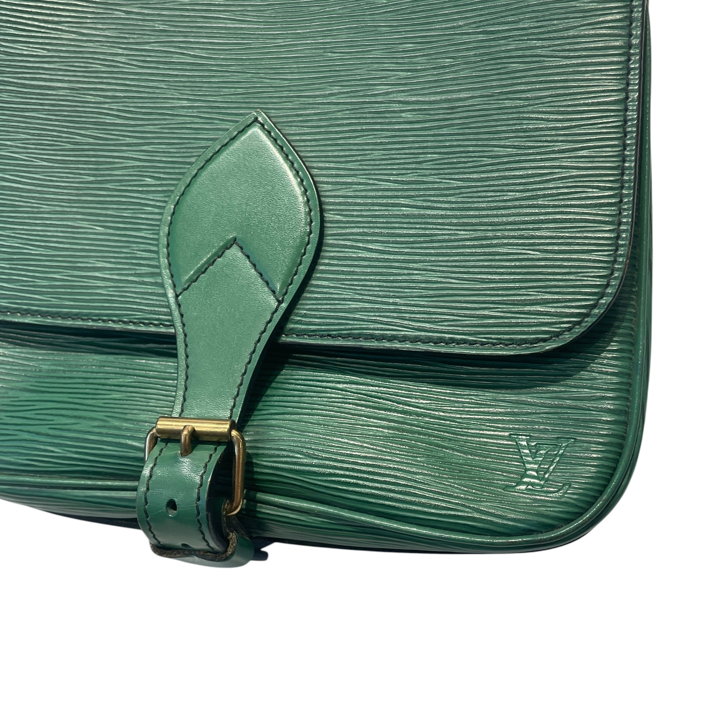 LOUIS VUITTON/Cross Body Bag/Leather/GRN/CARTOUCHIERE/EPI LEATHER/GOLD view 2