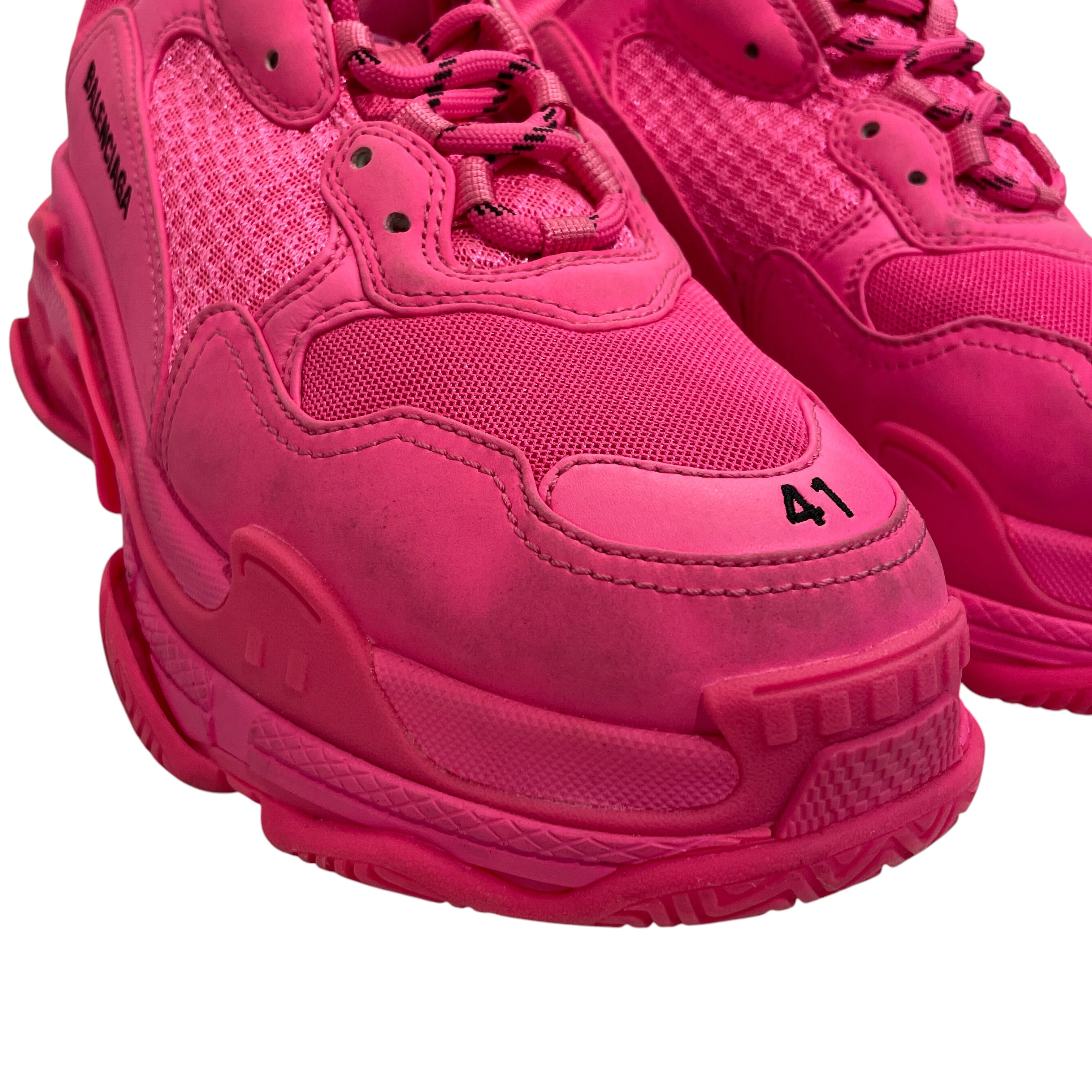 BALENCIAGA/Low-Sneakers/EU 41/Acrylic/PNK/ view 4