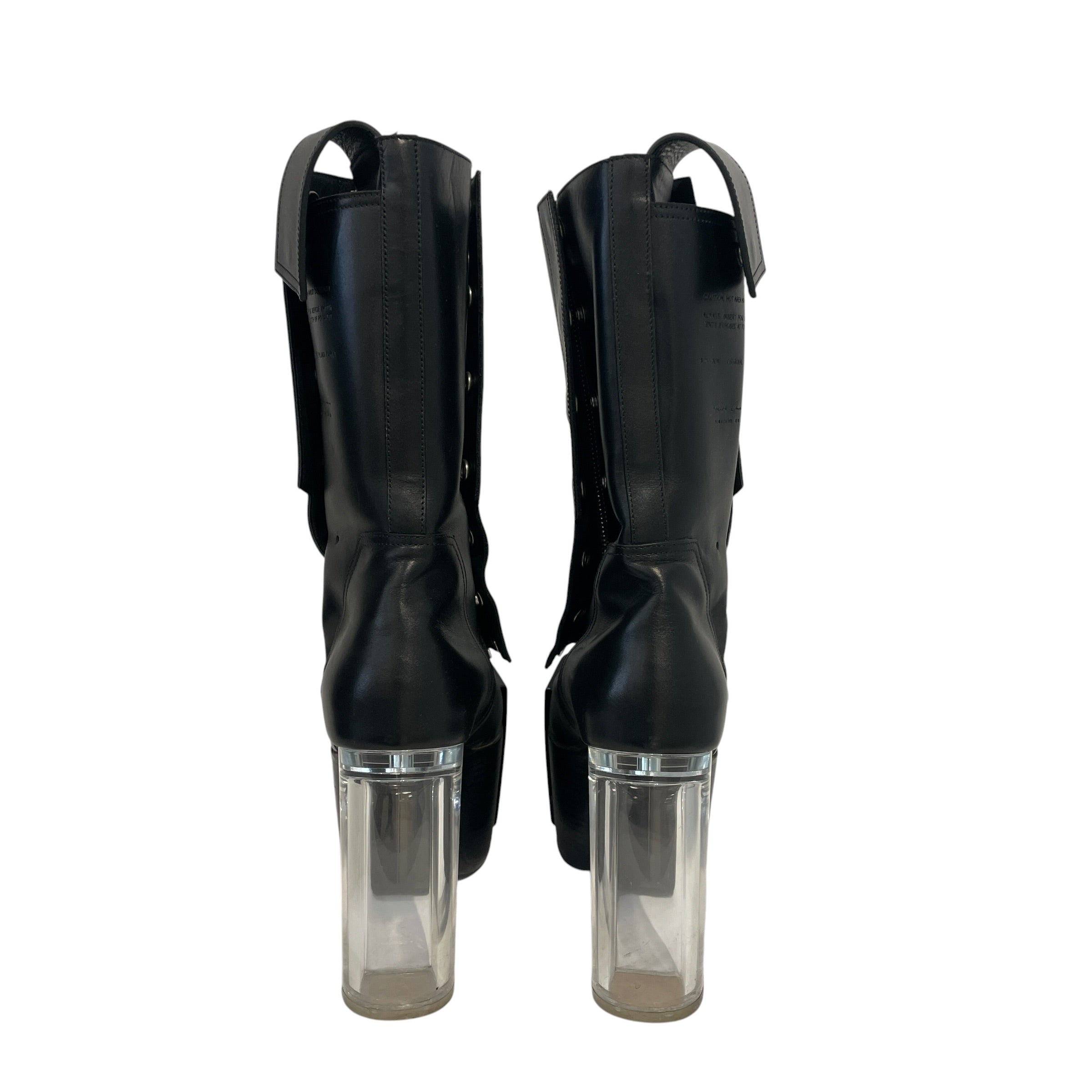 Rick Owens/Boots/EU 41/Leather/BLK/KISS BOOTS FOGPOCKET view 5