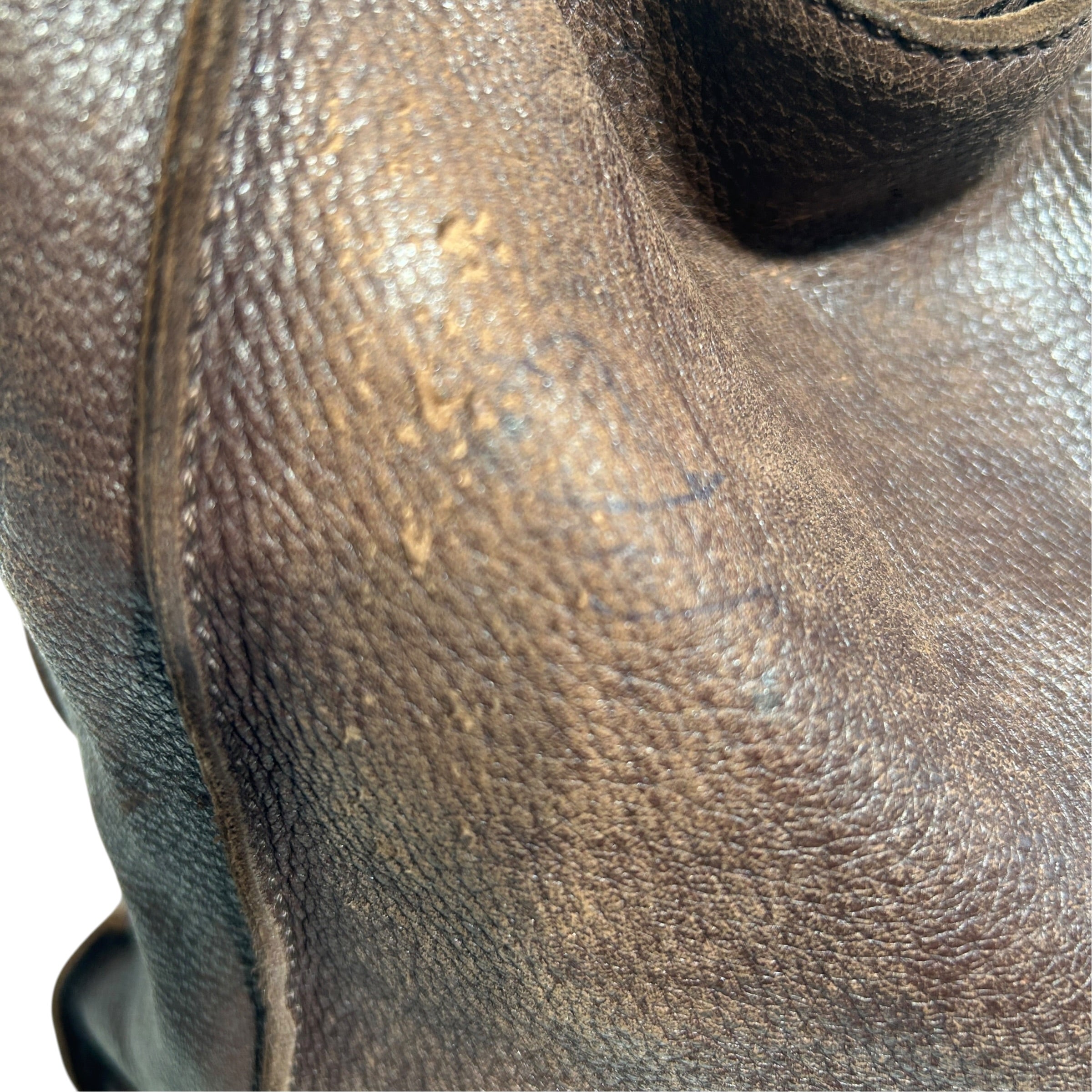 BOTTEGA VENETA/Tote Bag/Leather/BRW/trimmed hobo bag view 7