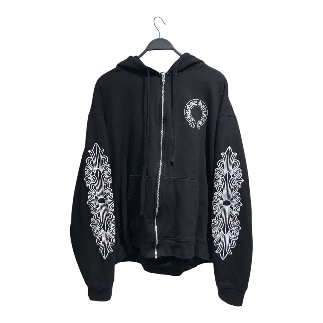 CHROME HEARTS/Hoodie/XXL/Cotton/BLK/ view 1