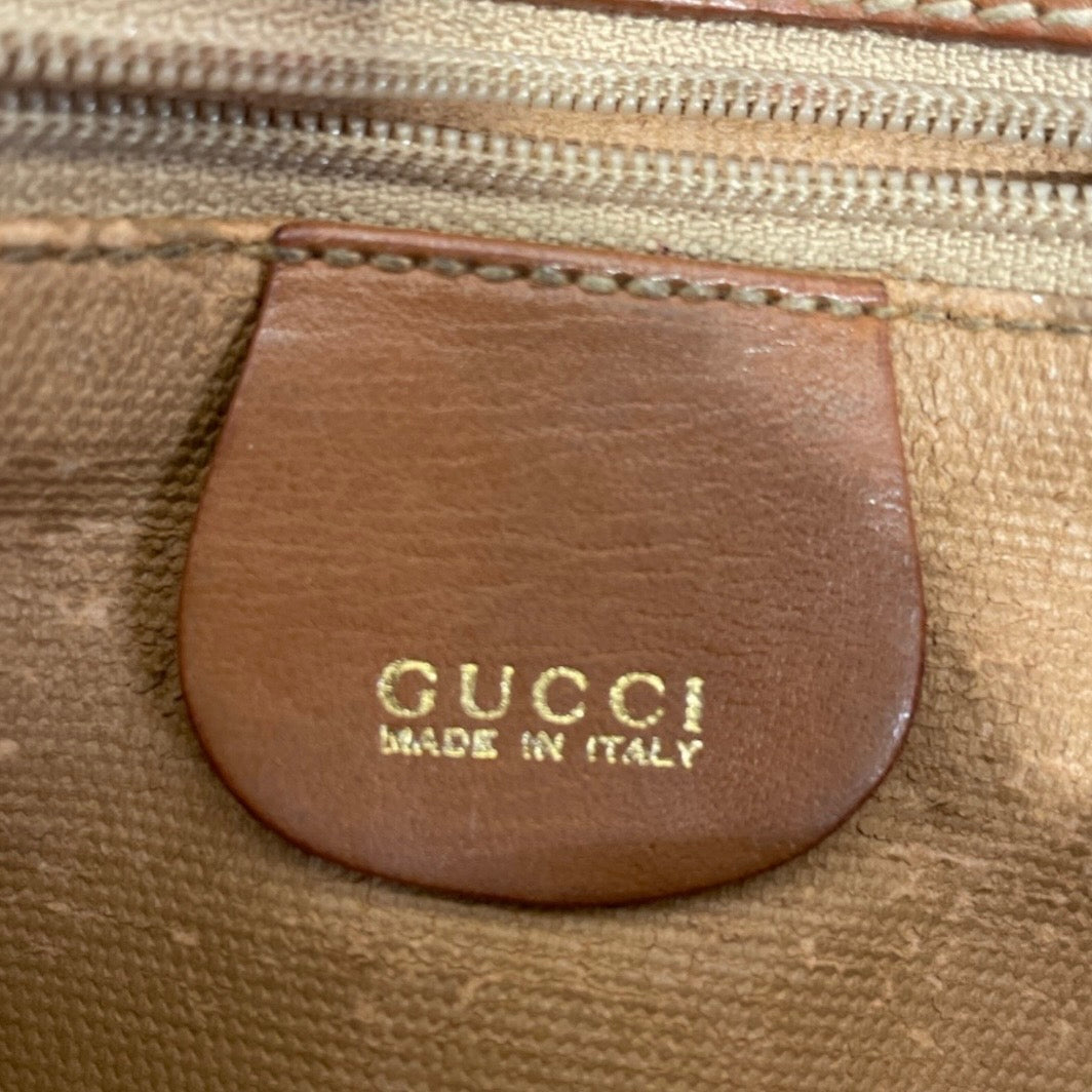 GUCCI/Cross Body Bag/BRW/Vintage 90s Crossbody view 4