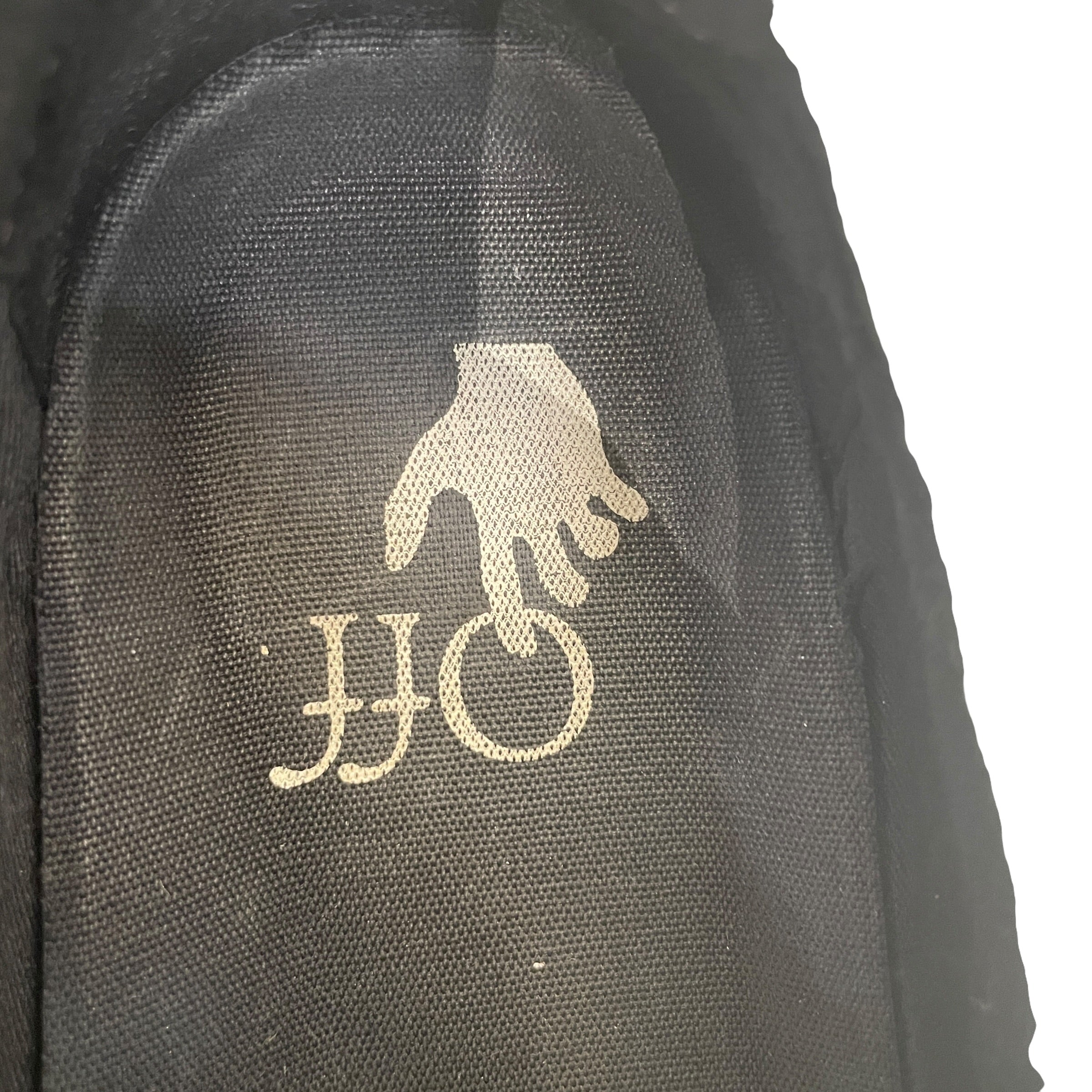 OFF-WHITE/Low-Sneakers/EU 40/Cotton/BLK/vulc low ( black white arrow) view 3