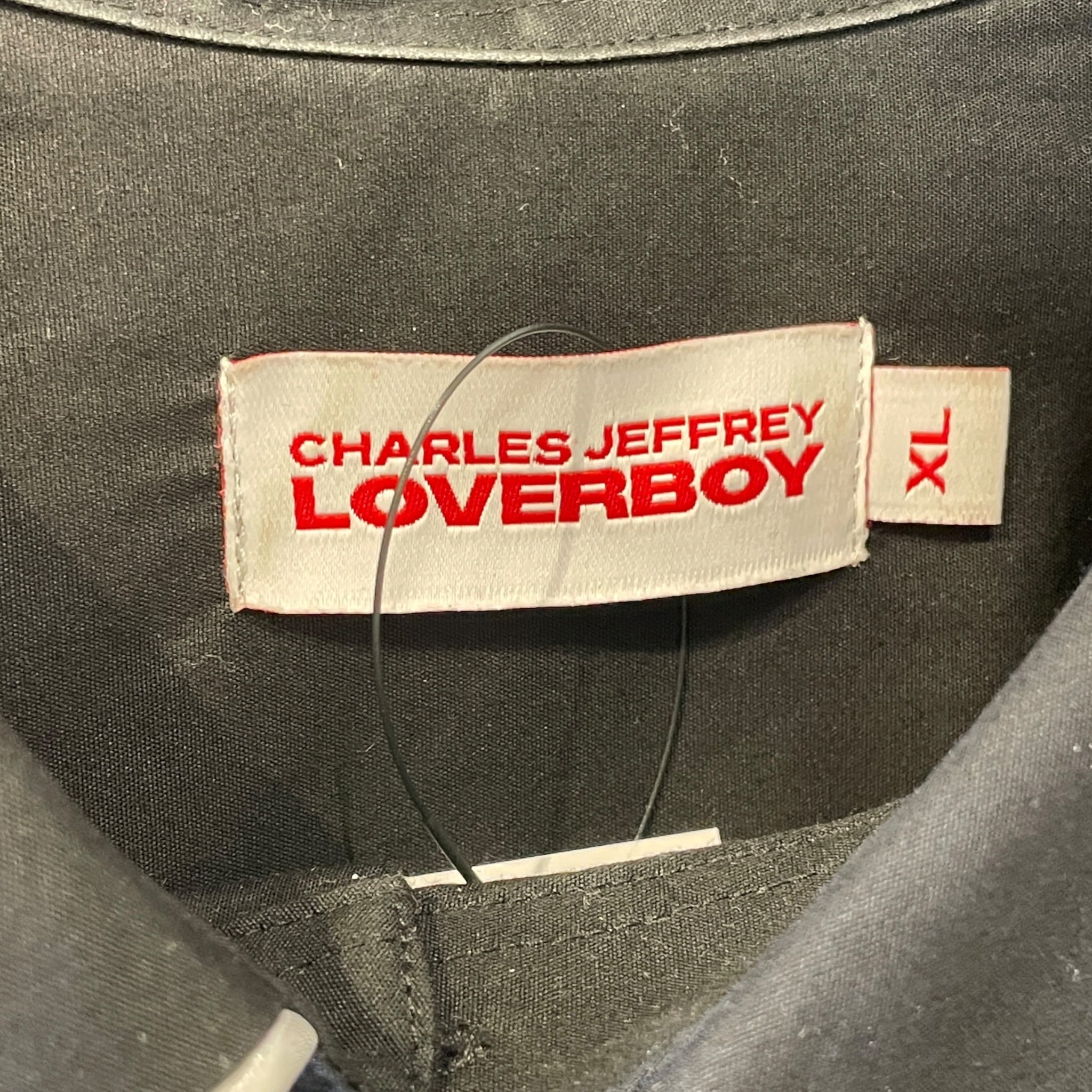 CHARLES JEFFREY LOVERBOY/LS Shirt/XL/Cotton/BLK/STAR COLLAR view 3