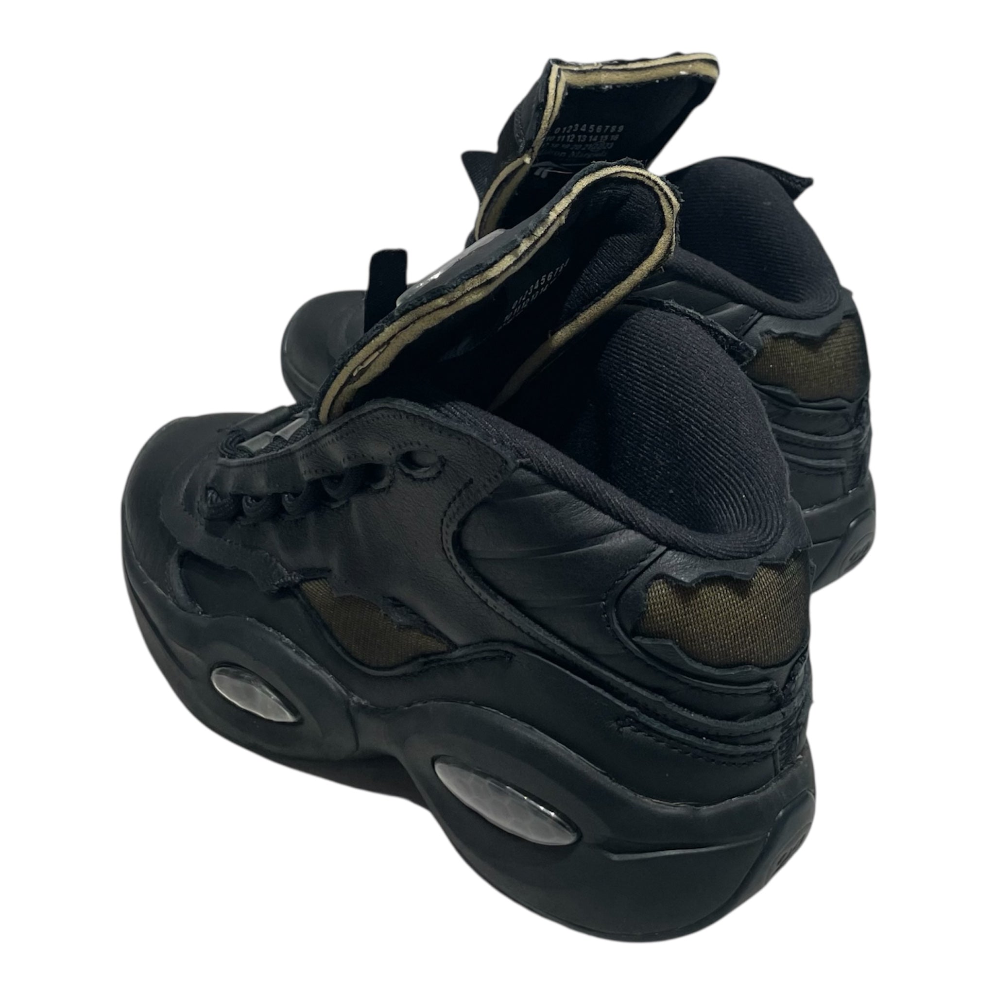 Reebok/Maison Margiela/Hi-Sneakers/US 6/Leather/BLK/QUESTION MID view 2