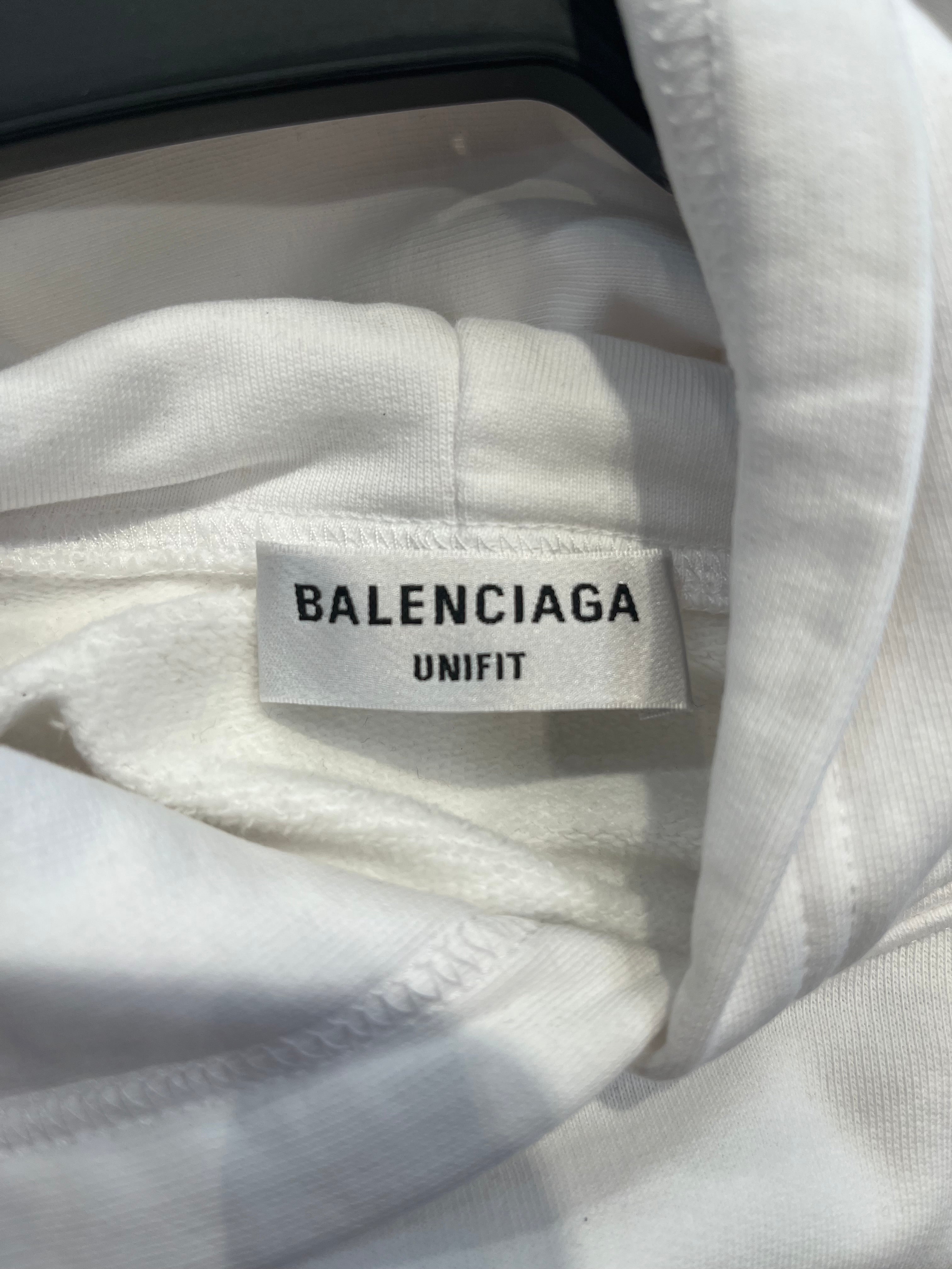BALENCIAGA/Hoodie/M/Cotton/WHT/PRIDE 2022 HOODIE view 3