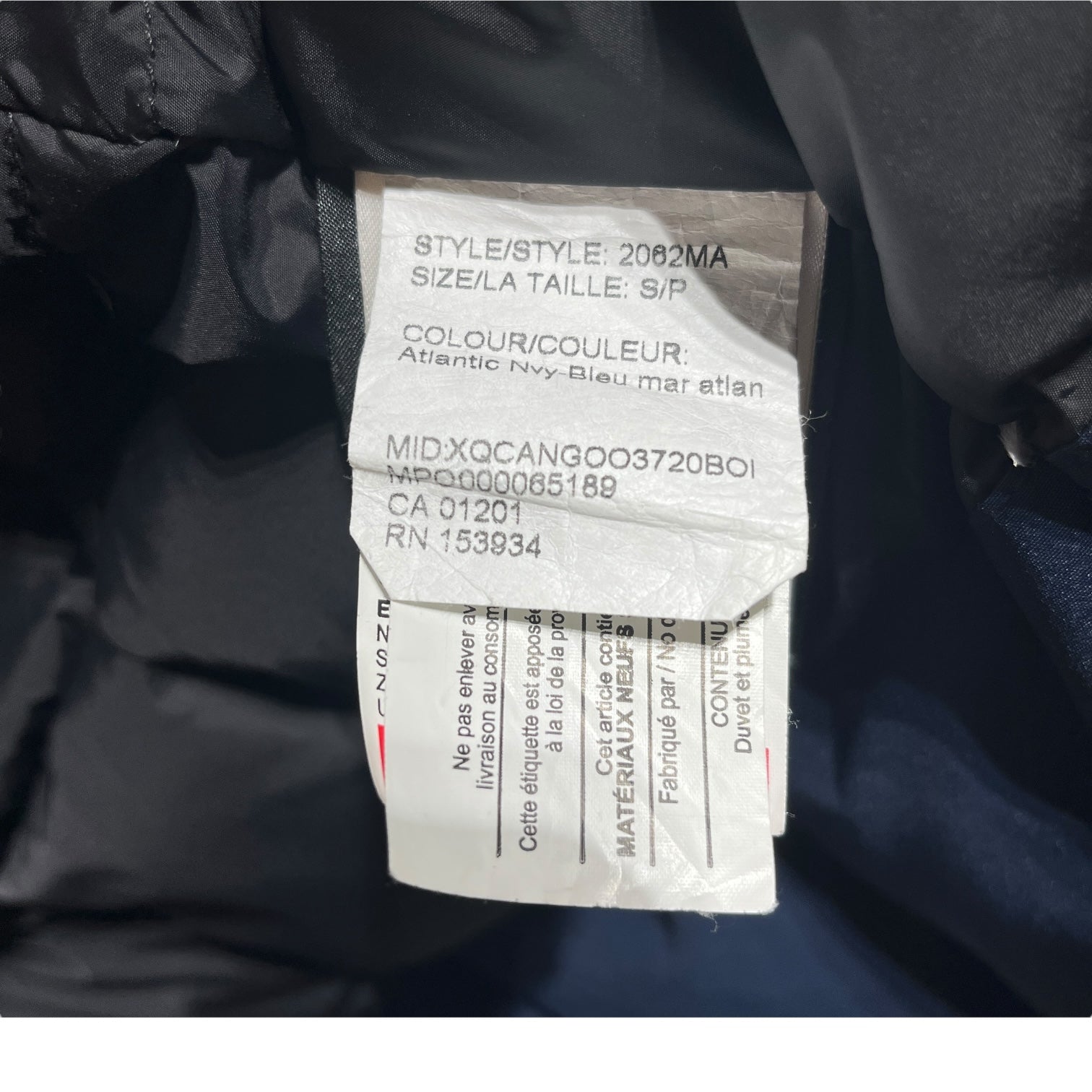 CANADA GOOSE/Coat/S/Cotton/NVY/FUR HOOD DETAIL view 4
