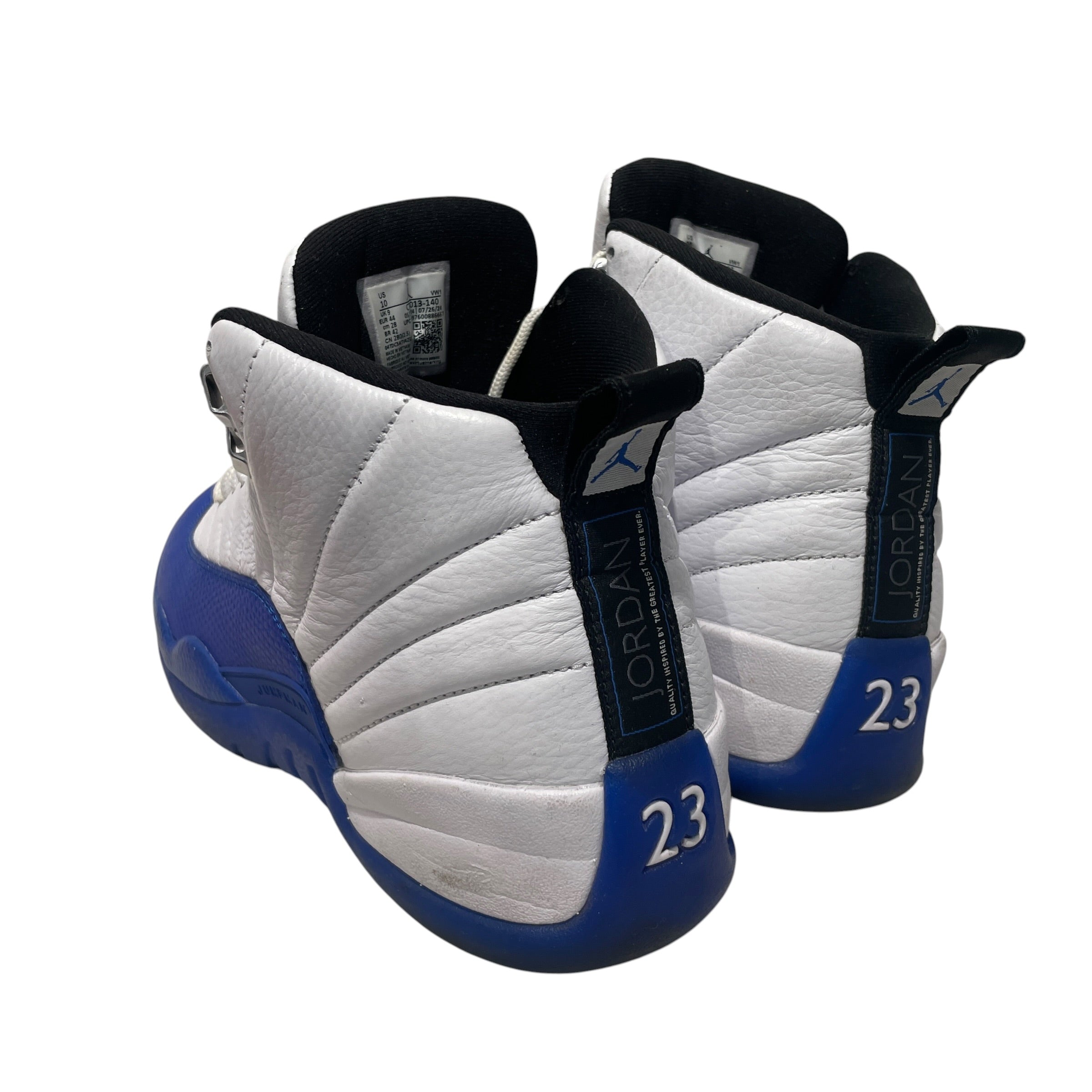 JORDAN BRAND/Hi-Sneakers/US 10/Leather/WHT/JORDAN 12 BLUEBERRY view 2