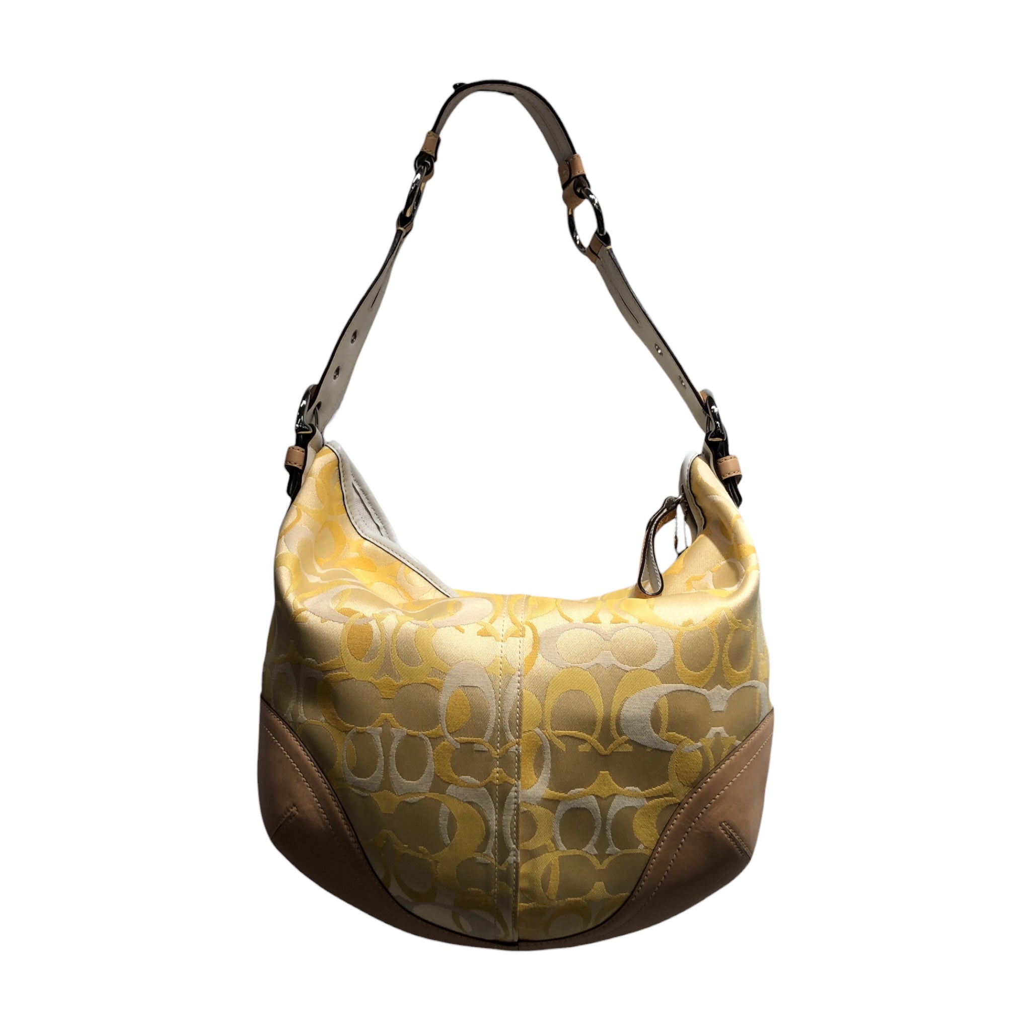 COACH/Hand Bag/Monogram/Leather/YEL/Soho Optic C Handbag view 1