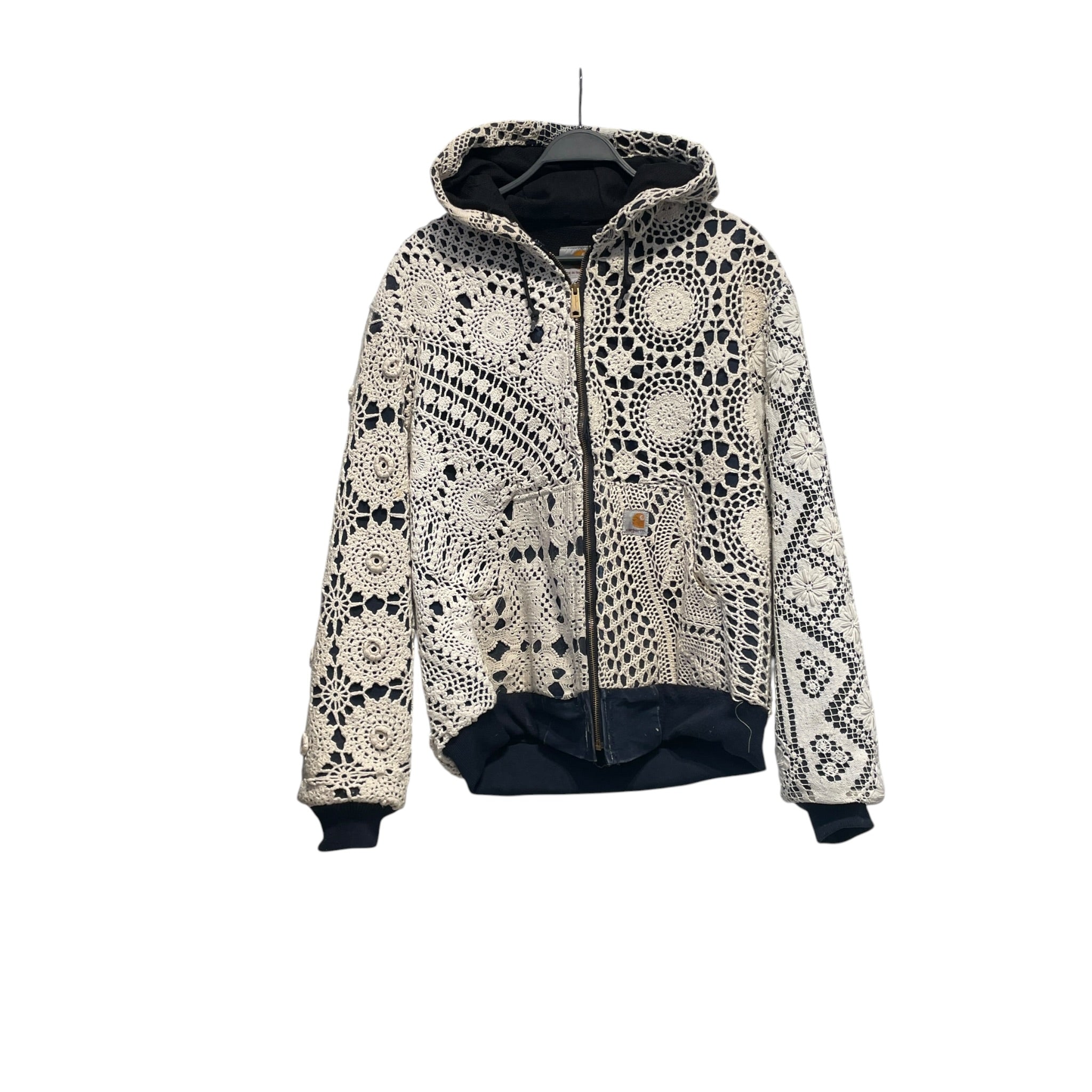 Carhartt/Quilted Jkt/M/Cotton/WHT/All Over Print/quilted hand made view 1