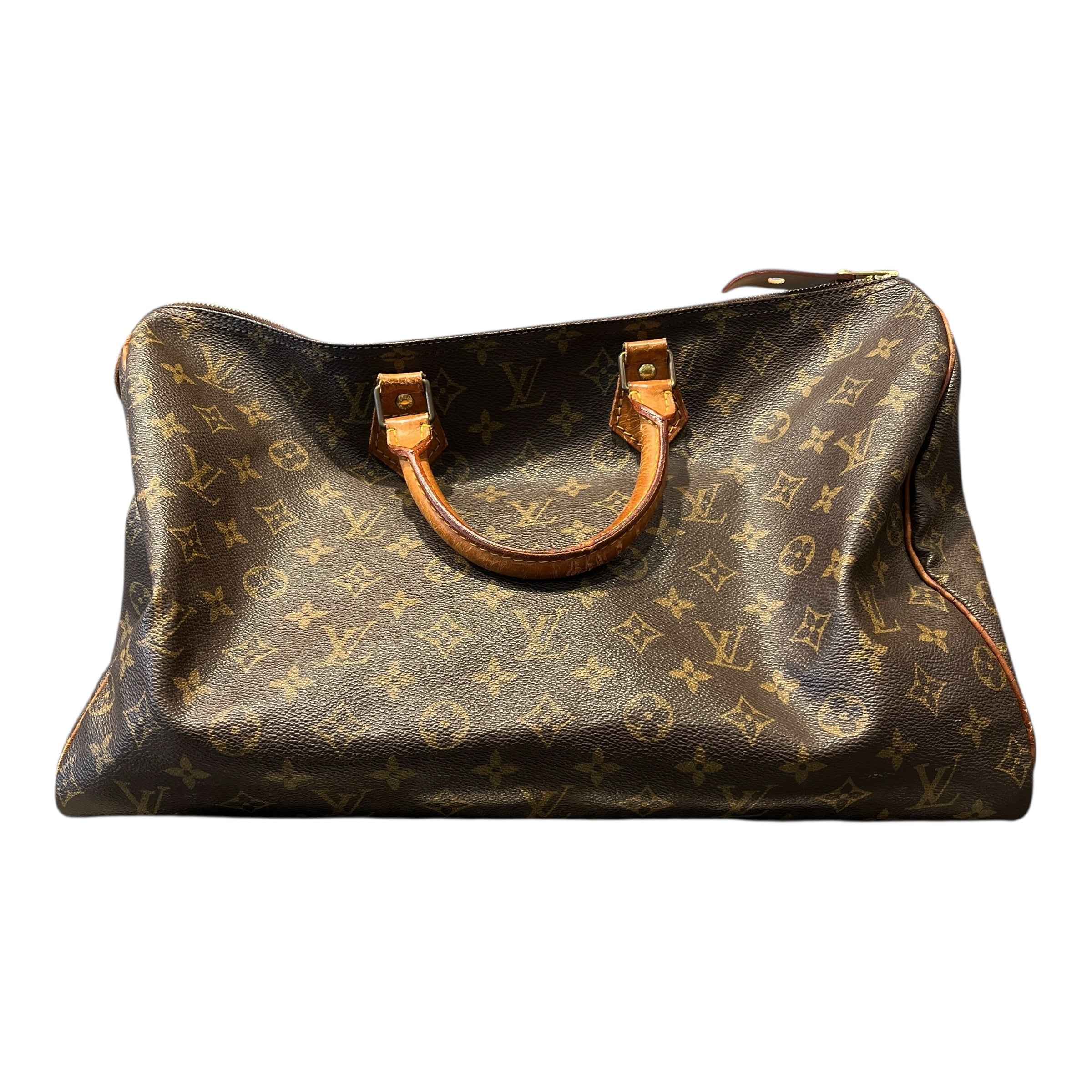LOUIS VUITTON/Hand Bag/Monogram/Leather/BRW/SPEEDY 40 view 1