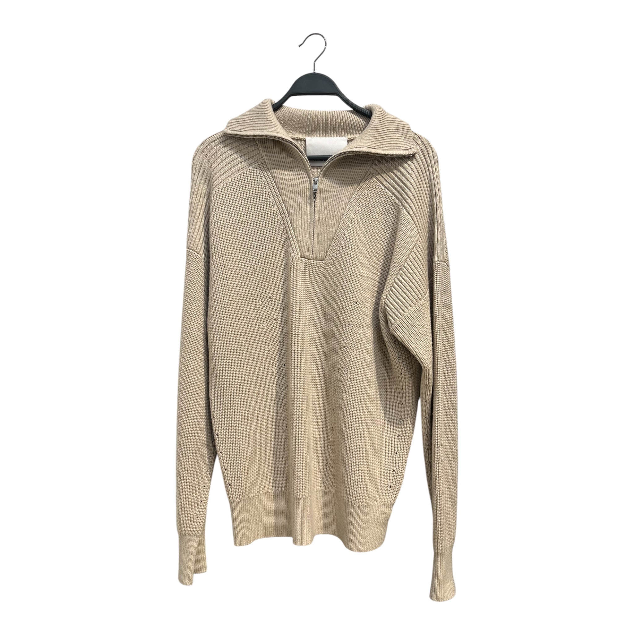 ISABEL MARANT/Heavy Cardigan/L/Wool/BEG/HEAVY KNIT BENNY SWEATER view 1