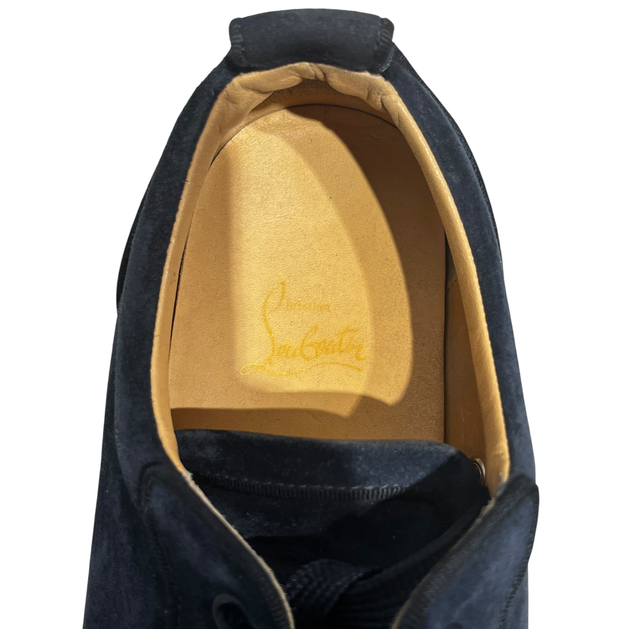 Christian Louboutin/Low-Sneakers/EU 43/NVY/navy blue w/spikes view 4