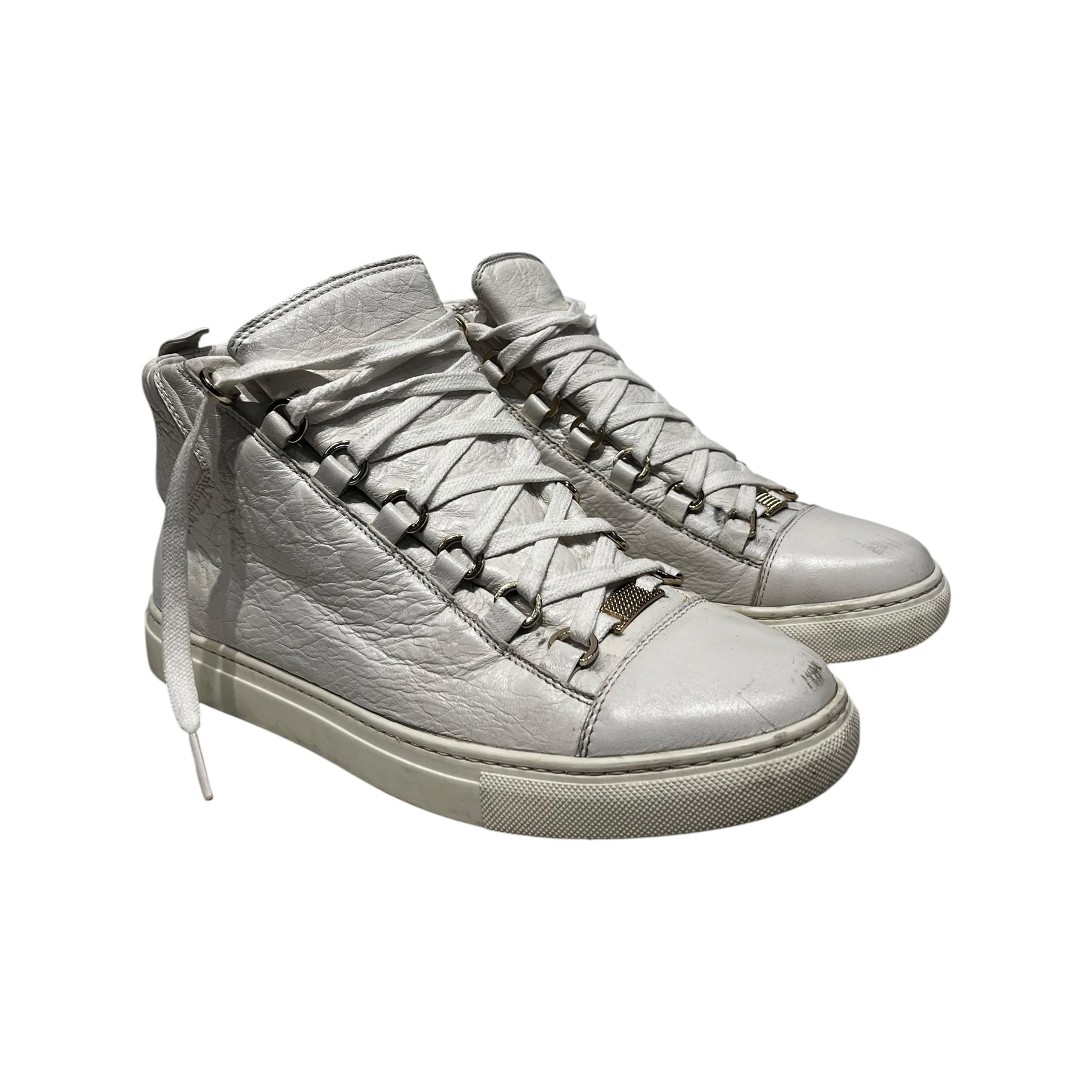 BALENCIAGA/Hi-Sneakers/EU 40/Leather/WHT/Arena High Top