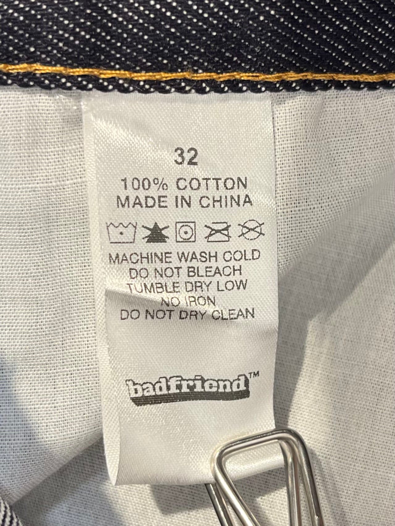 badfriend/Pants/32/Cotton/IDG/'GENES' INDIGO DENIM view 4