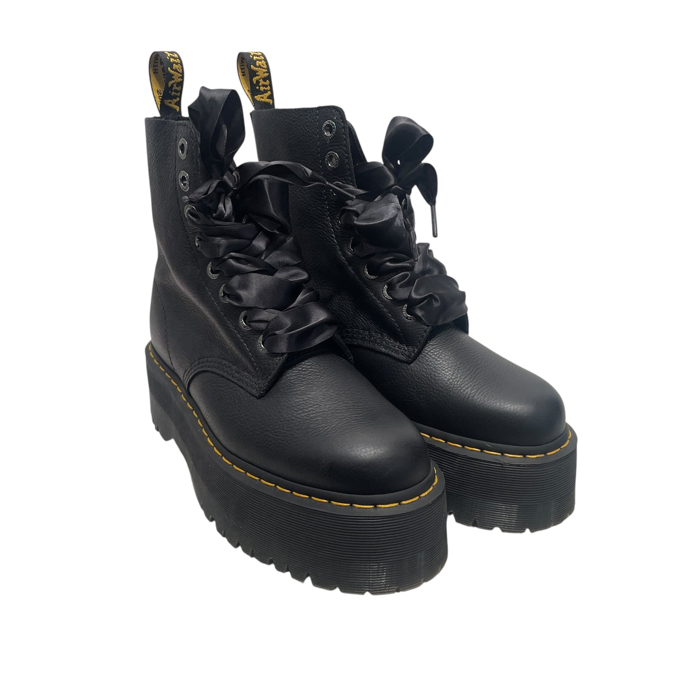 Dr.Martens/Boots/US 9/Leather/BLK/molly combat view 1