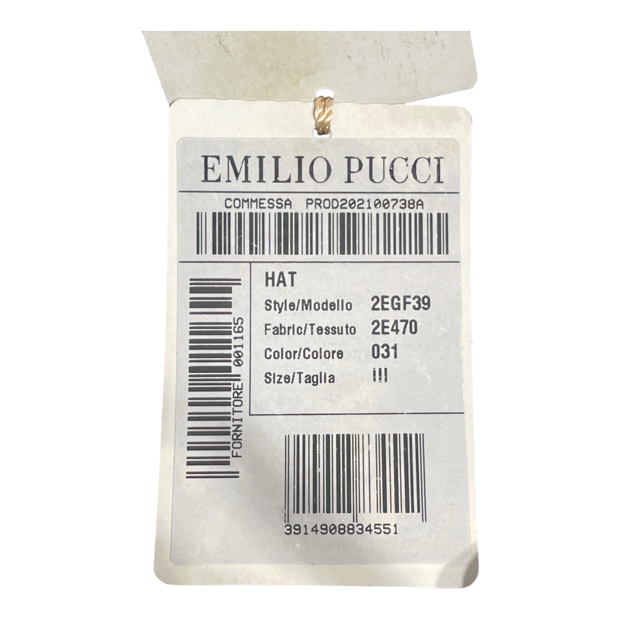EMILIO PUCCI/Hat/All Over Print/Cotton/MLT/ view 5