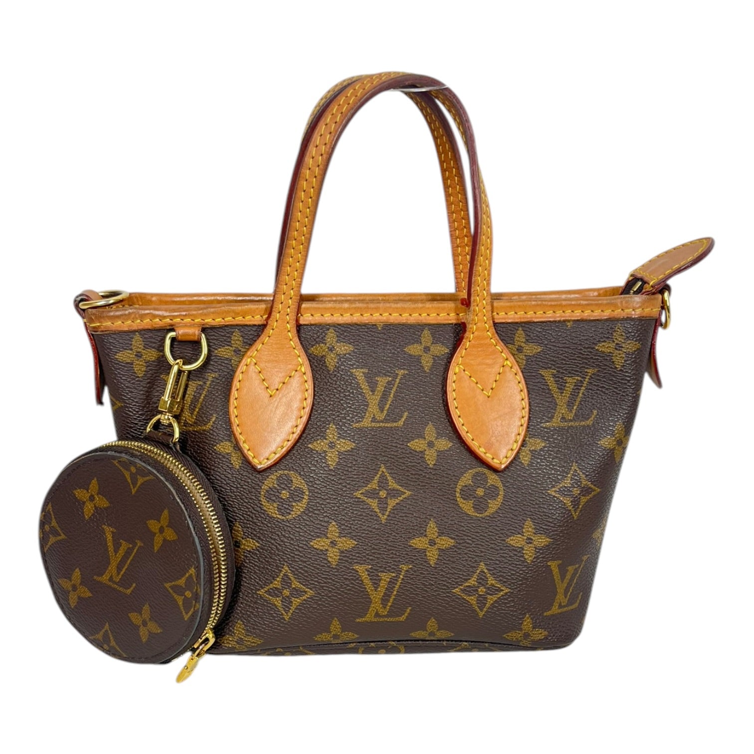 LOUIS VUITTON/Hand Bag/Monogram/Leather/BRW/NEVERFULL BB view 2