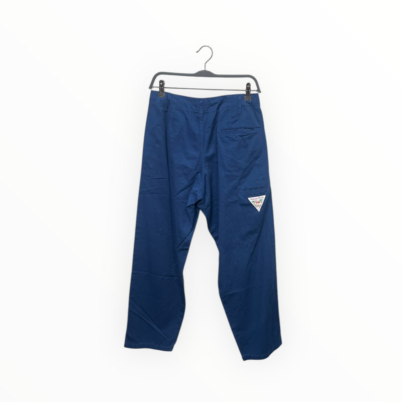 HUMAN MADE/Straight Pants/L/Blue/Cotton/