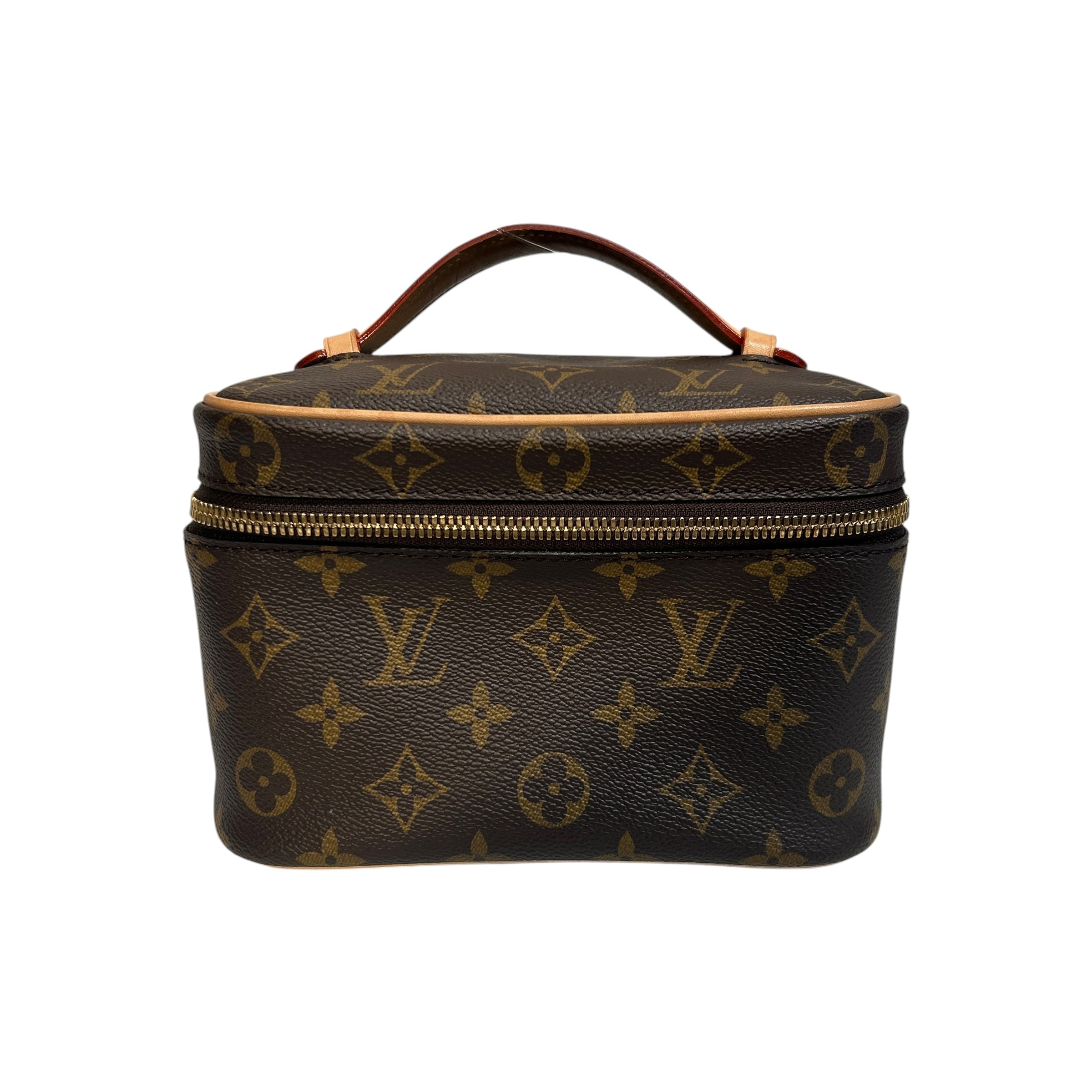 LOUIS VUITTON/Pouch/Graphic/Leather/BRW/nice vanity case mini view 1