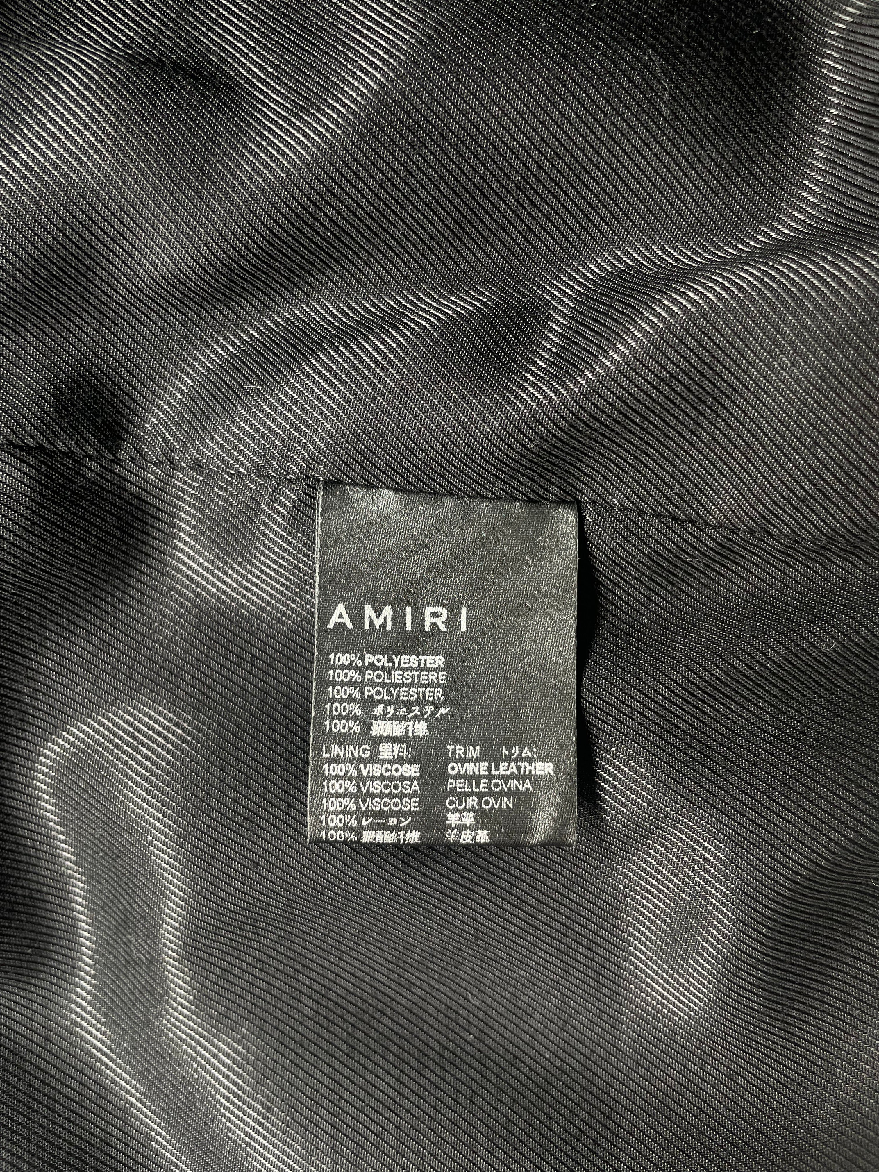 AMIRI/Jacket/54/Faux Fur/GRY/FAUX FUR SHEARLING COLLAR view 4