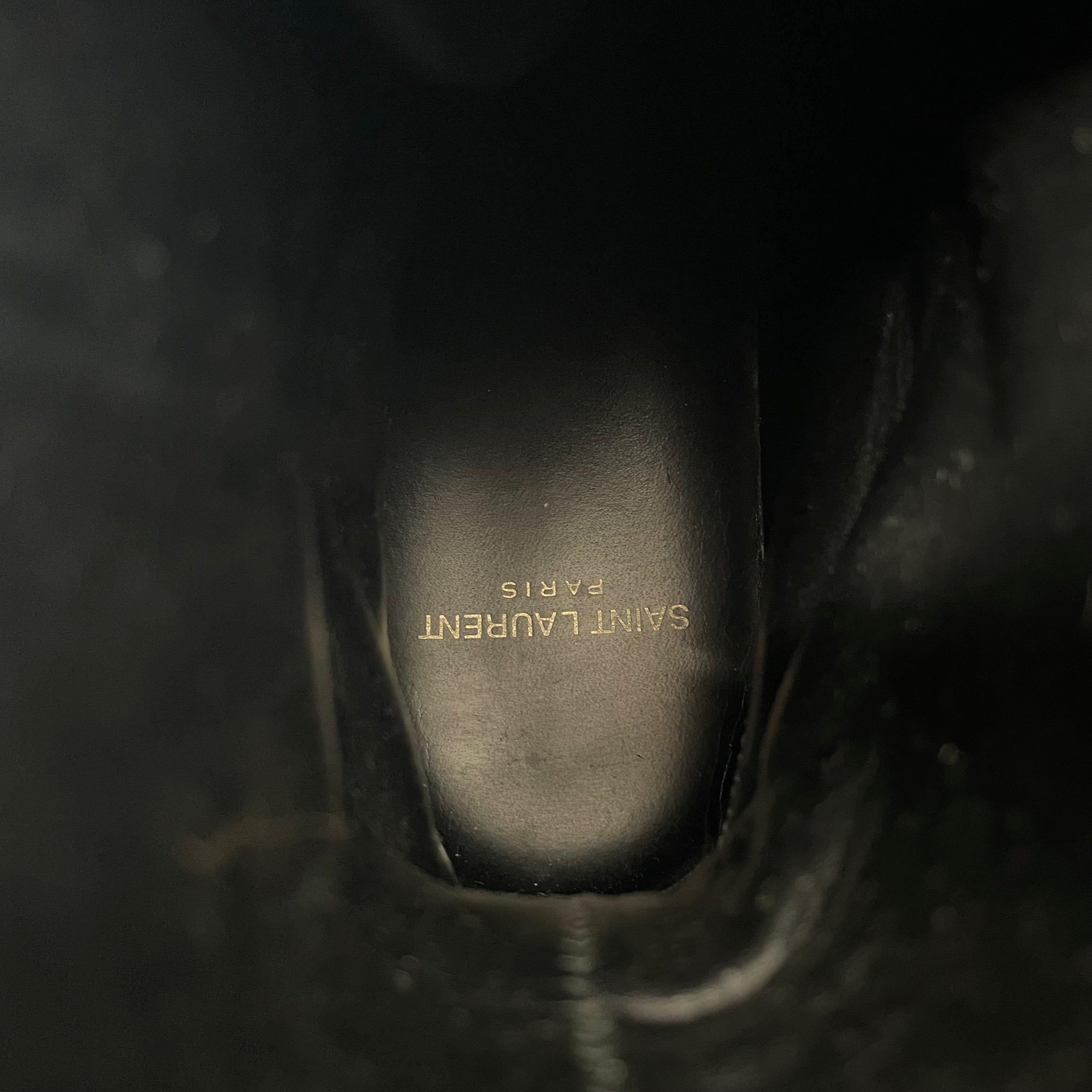 SAINT LAURENT/Boots/EU 37.5/Leather/BLK/RANGER STUDDED/SN335112 view 3