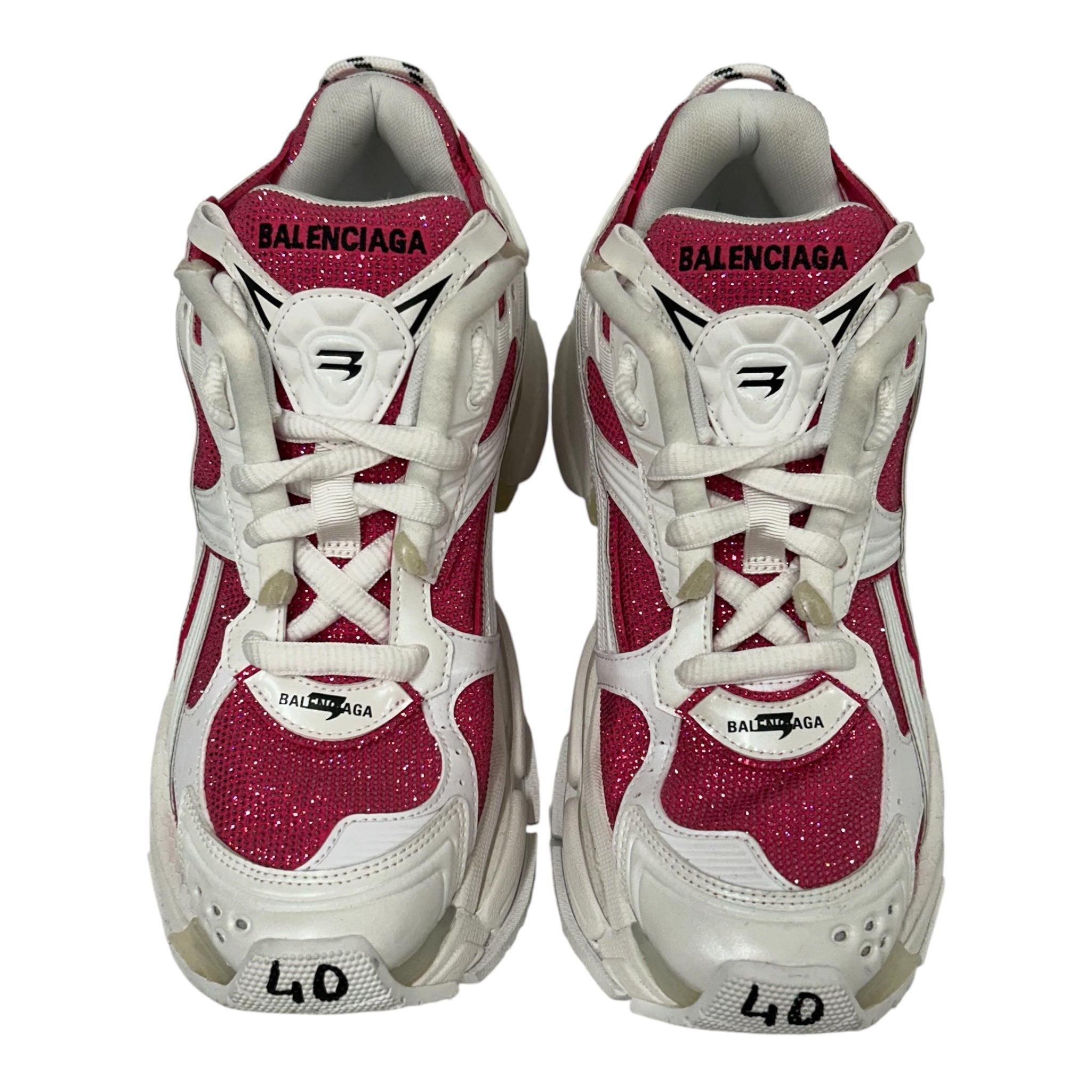 BALENCIAGA/Low-Sneakers/EU 40/WHT/PINK GEM view 3