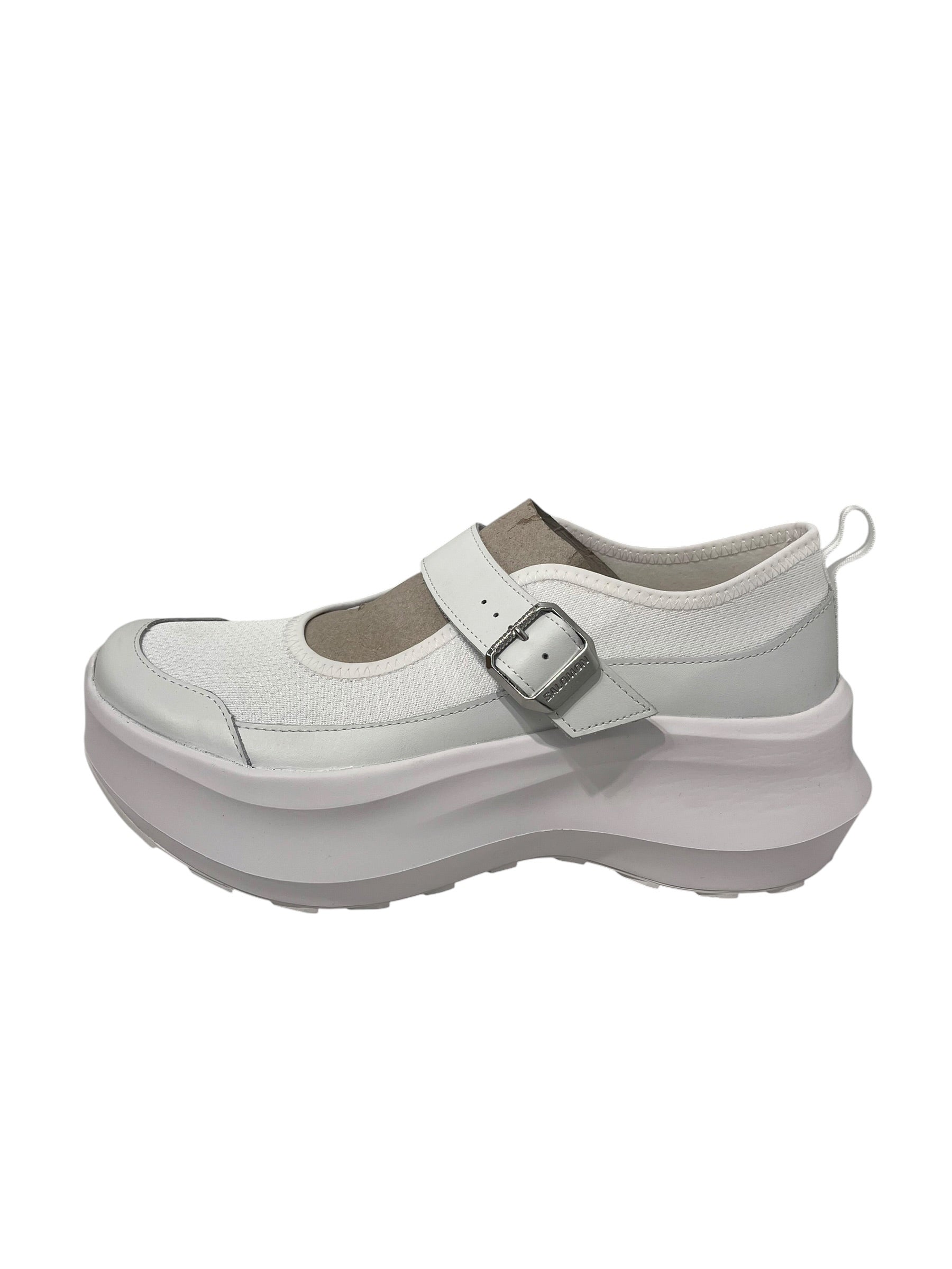 salomon/COMME des GARCONS/Low-Sneakers/US 10/WHT/BALLET FLAT STYLE BUCKLE STRAP view 4