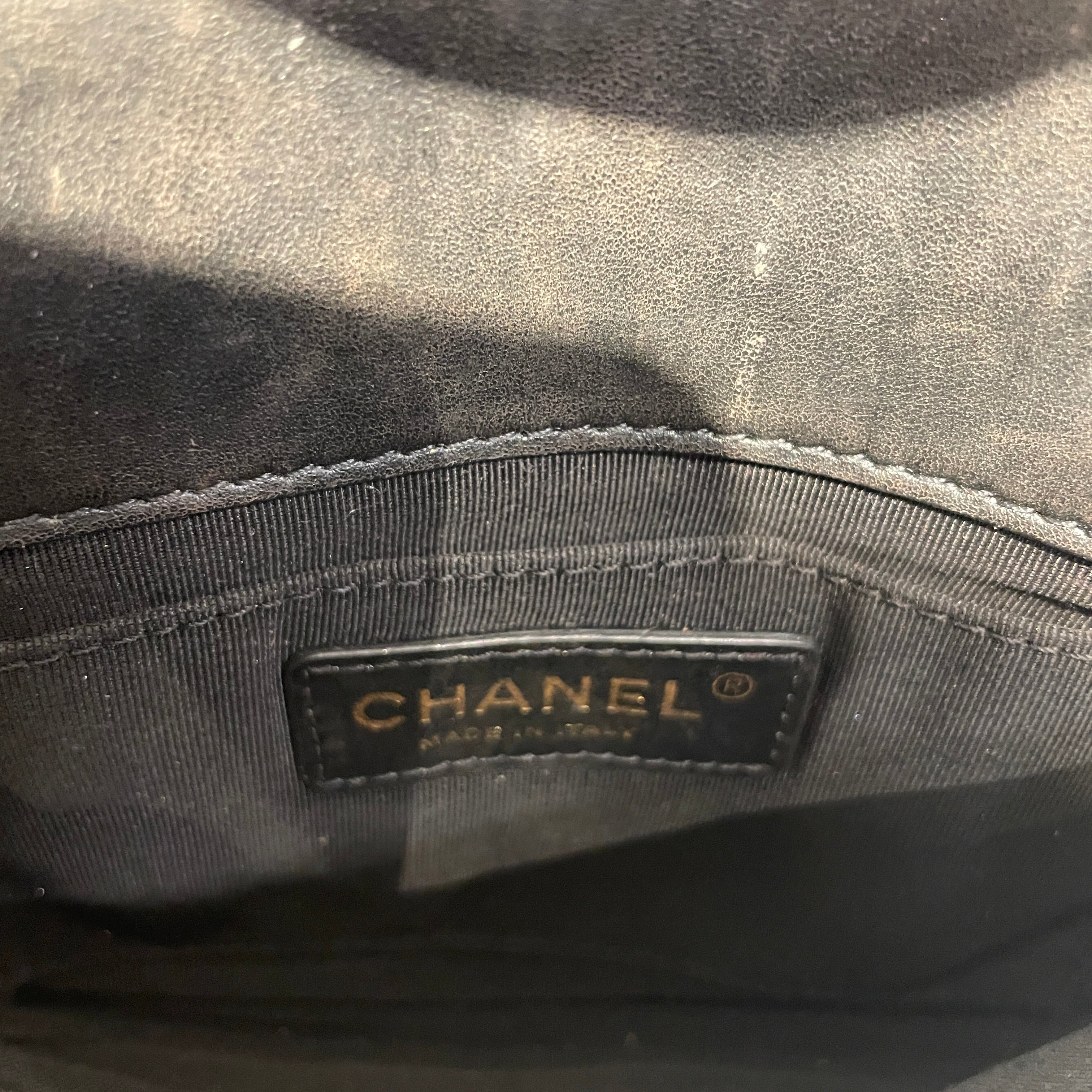 CHANEL/Cross Body Bag/Lambskin/BLK/28034469 view 7
