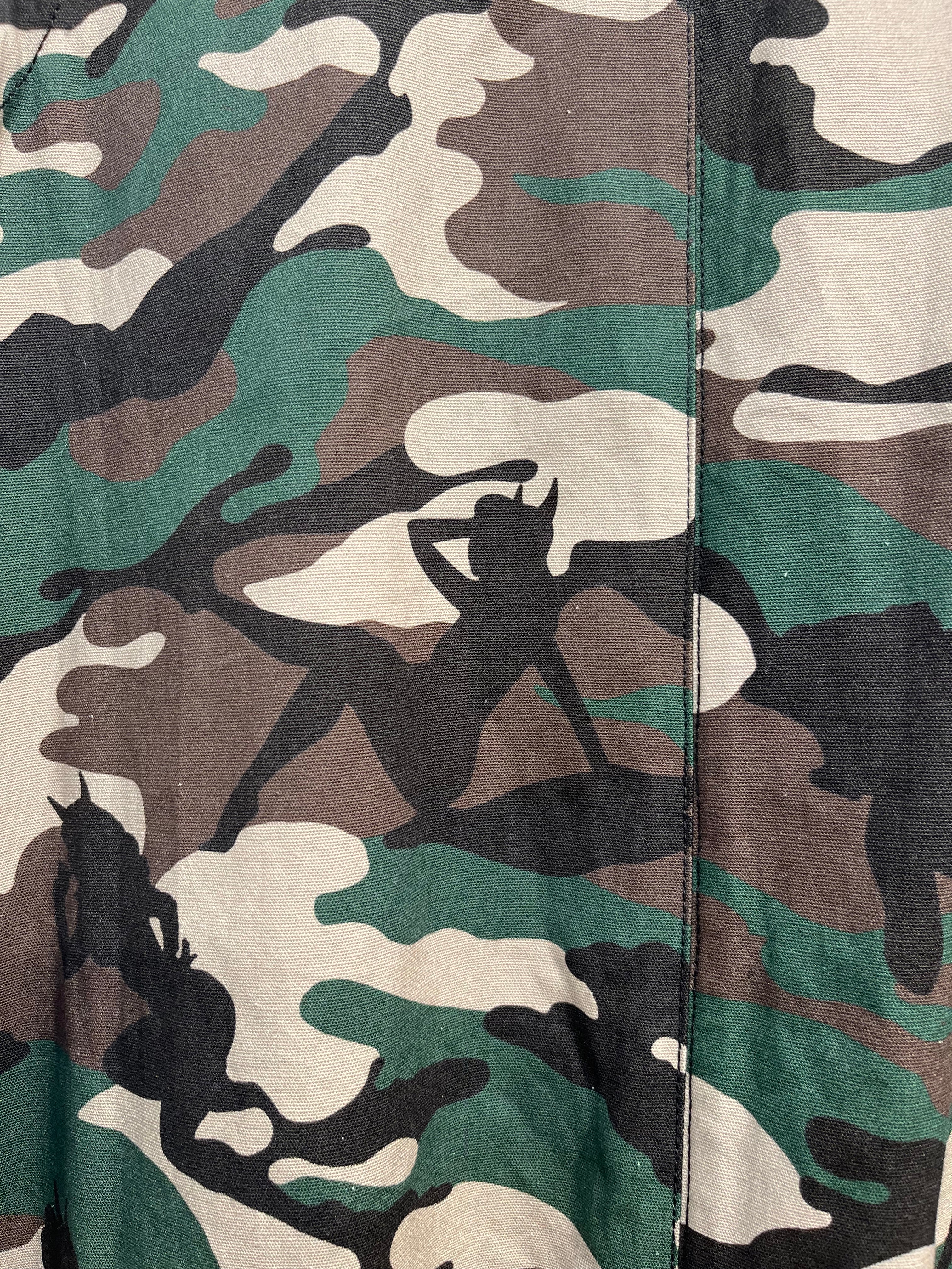 Heaven By Marc Jacobs/SL Dress/S/Camouflage/Cotton/GRN/DEMON LACE COLLAR 2021 view 3