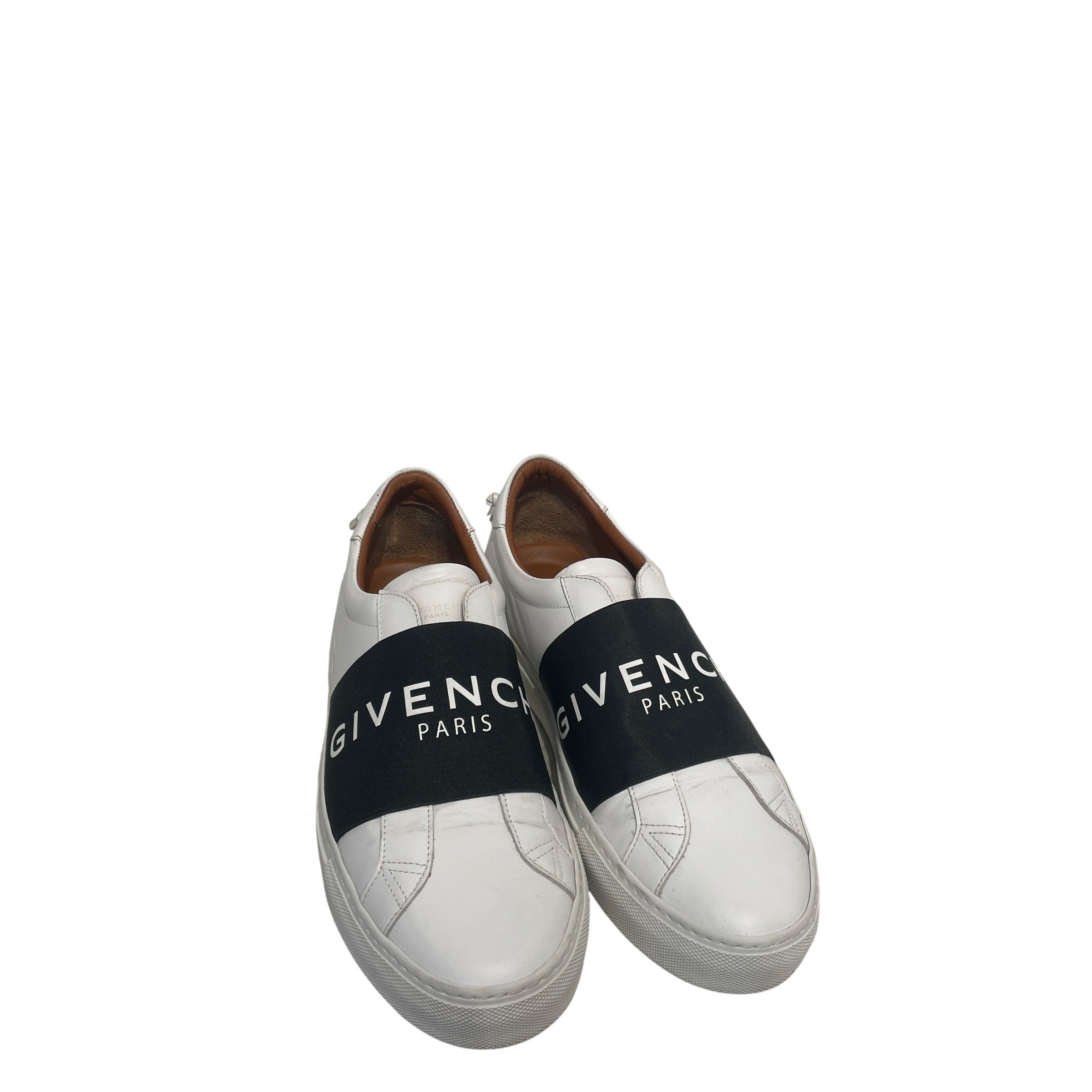 GIVENCHY/Low-Sneakers/EU 40/Leather/WHT/black strap view 1