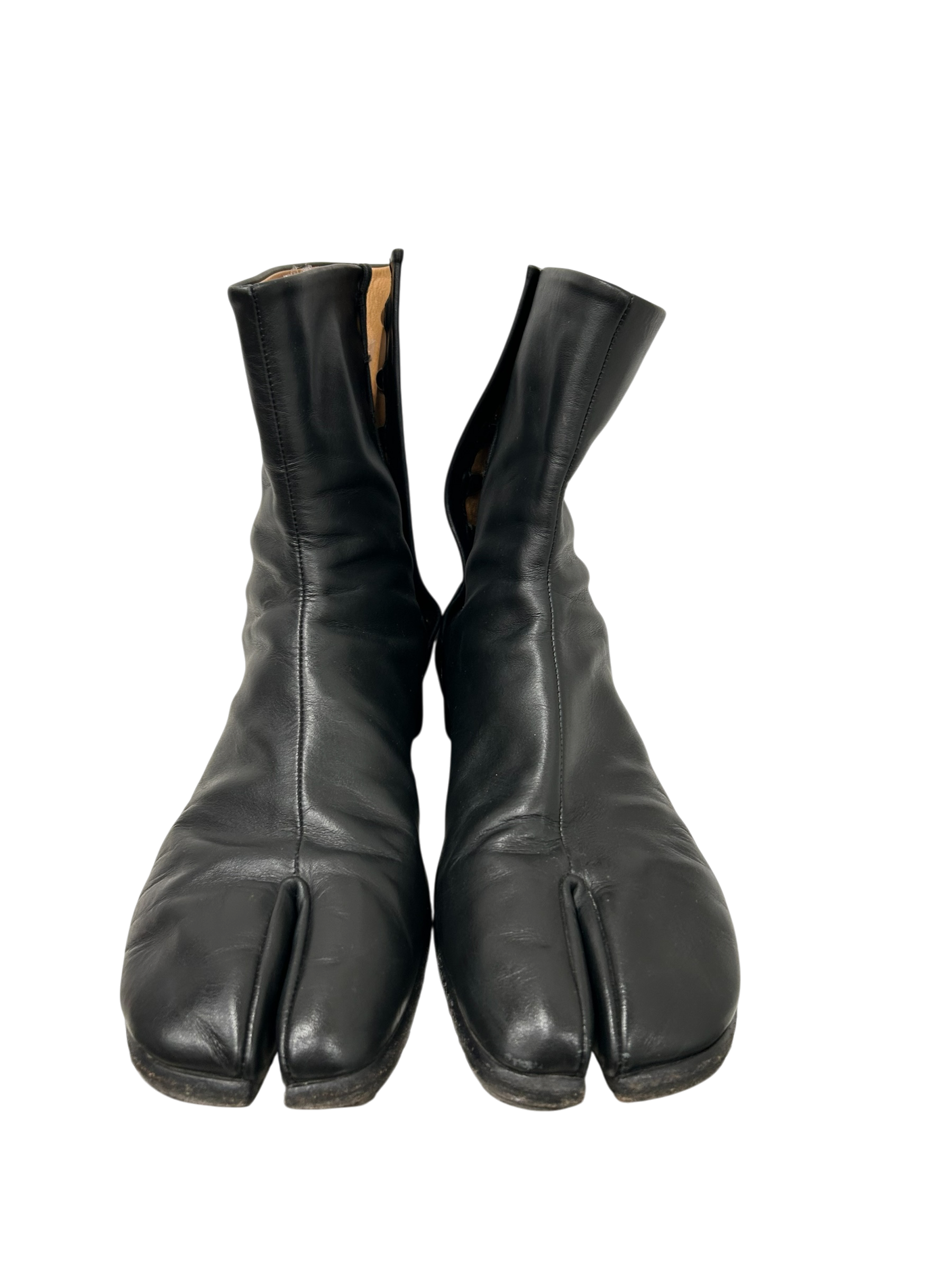 Maison Margiela/Pull-On Boots/US 11/Leather/BLK/tabi view 3