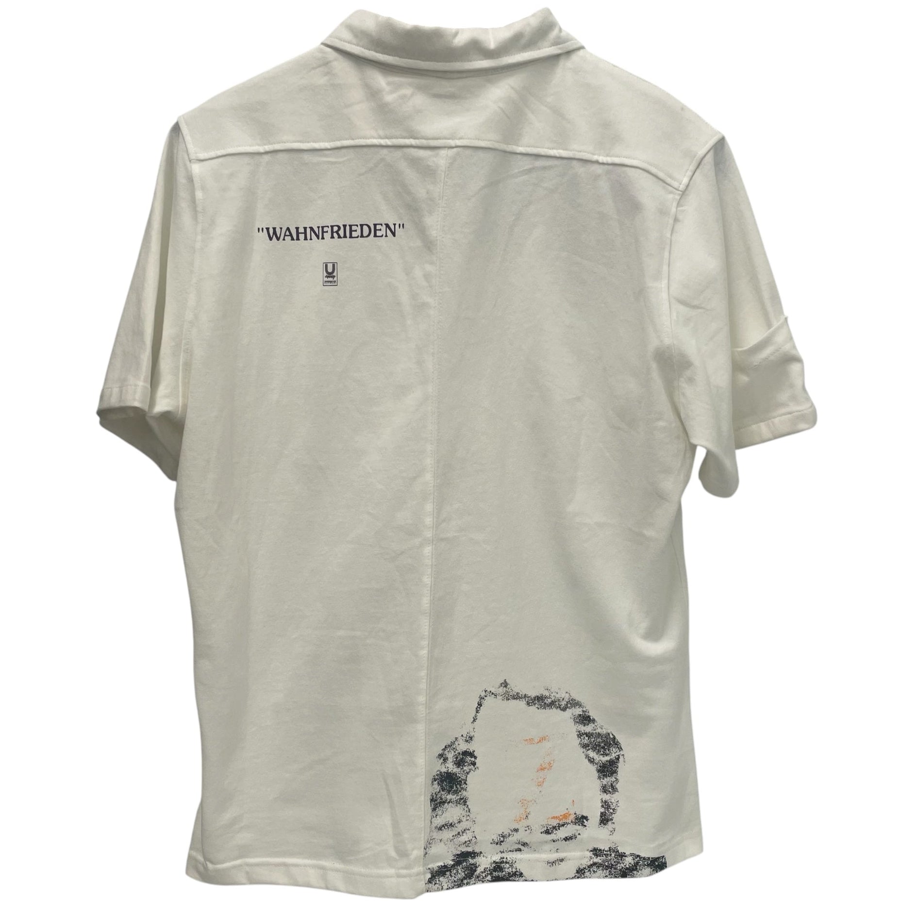 UNDERCOVERISM/SS Shirt/3/Cotton/WHT/All Over Print/WAHNFRIEDEN view 2