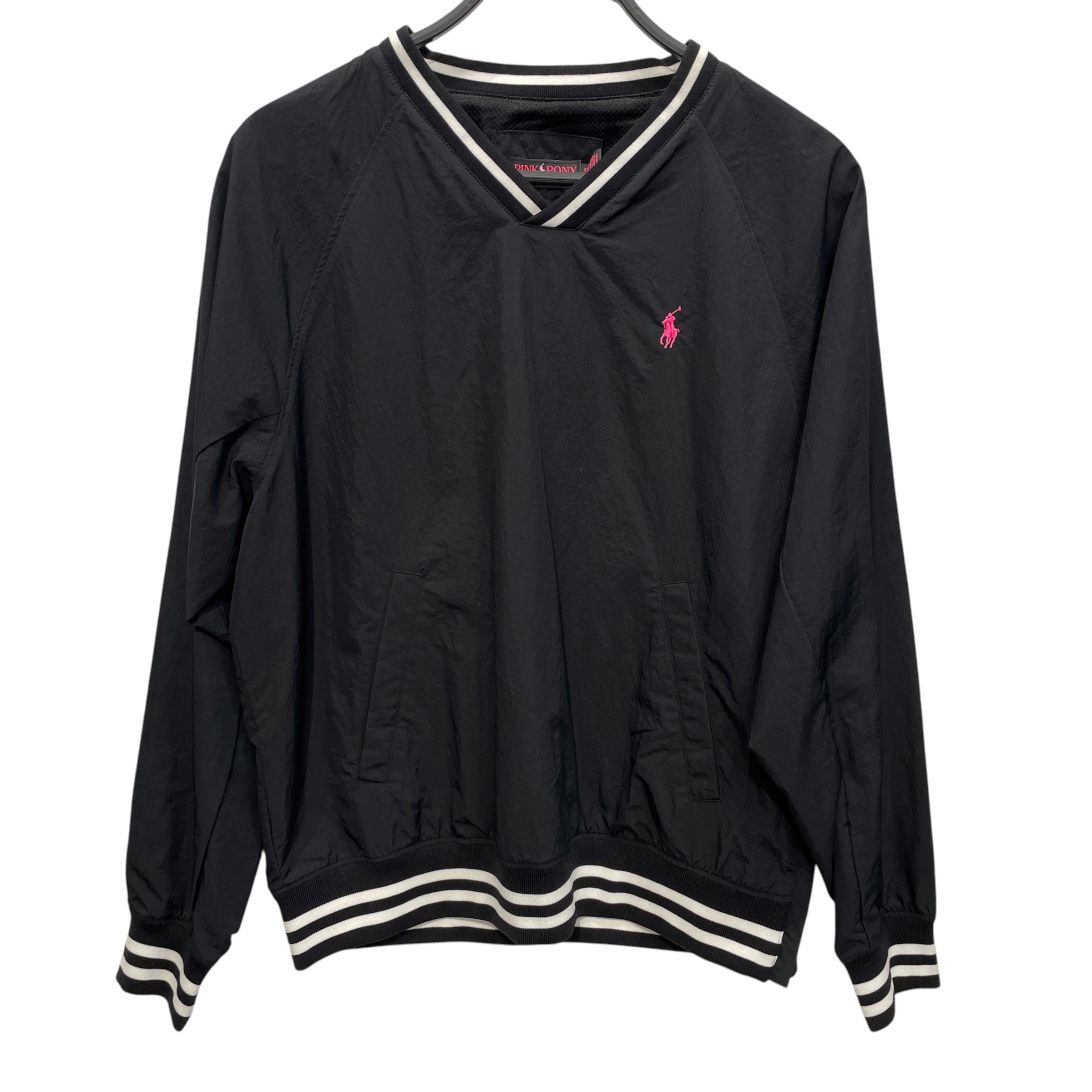RALPH LAUREN/Sweater/XS/Nylon/BLK/PINK PONY PULLOVER view 1