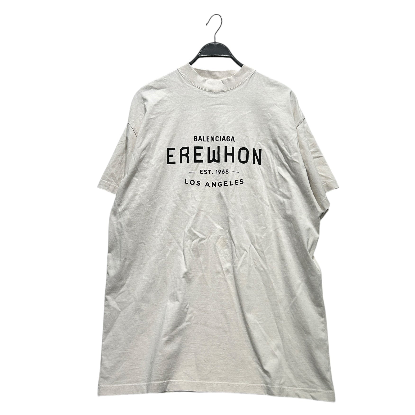 BALENCIAGA/T-Shirt/2/Cotton/BEG/EREWHON view 1