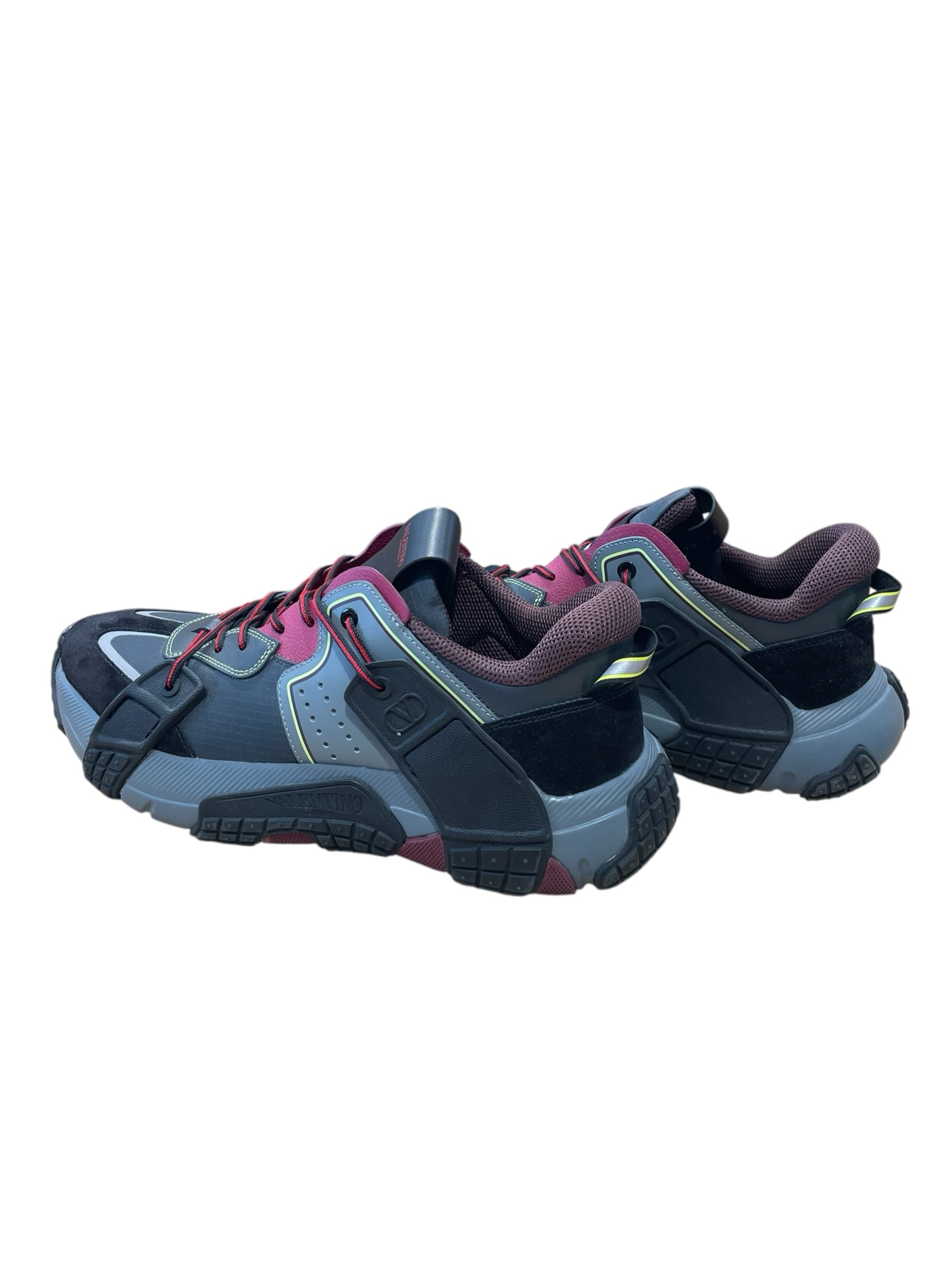 VALENTINO/Low-Sneakers/US 11/MLT/color block bordeaux view 2