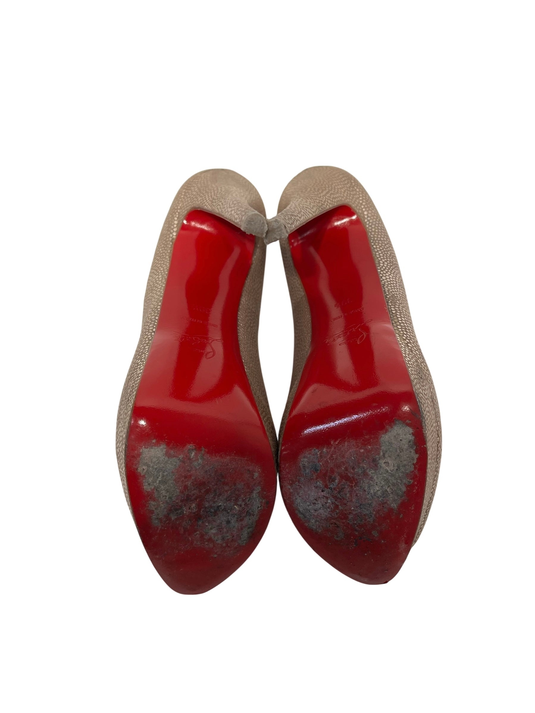 Christian Louboutin/Heels/EU 39.5/GLD/ view 4