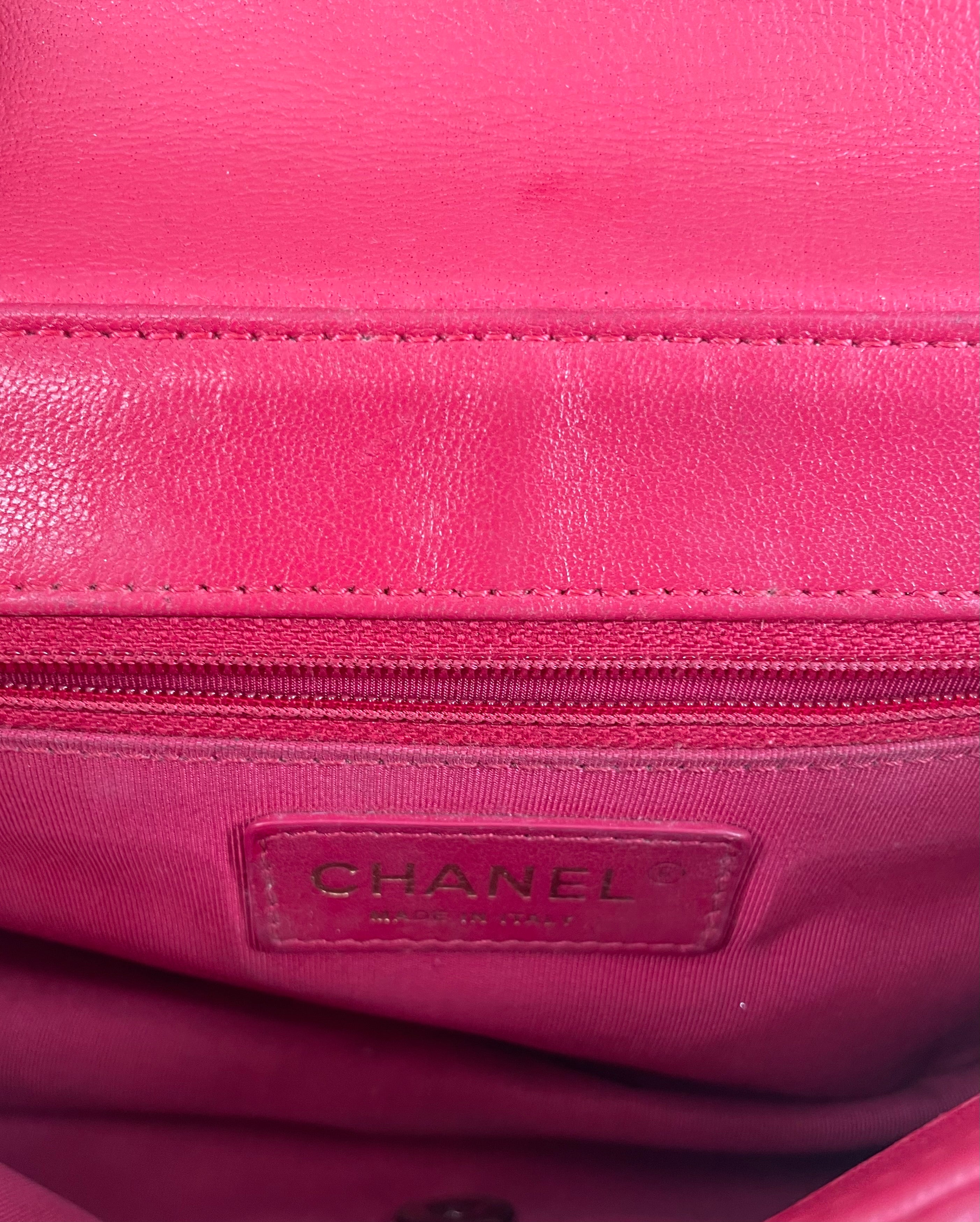 CHANEL/Bag/Leather/RED/23782309 GLD HRDWRE view 4